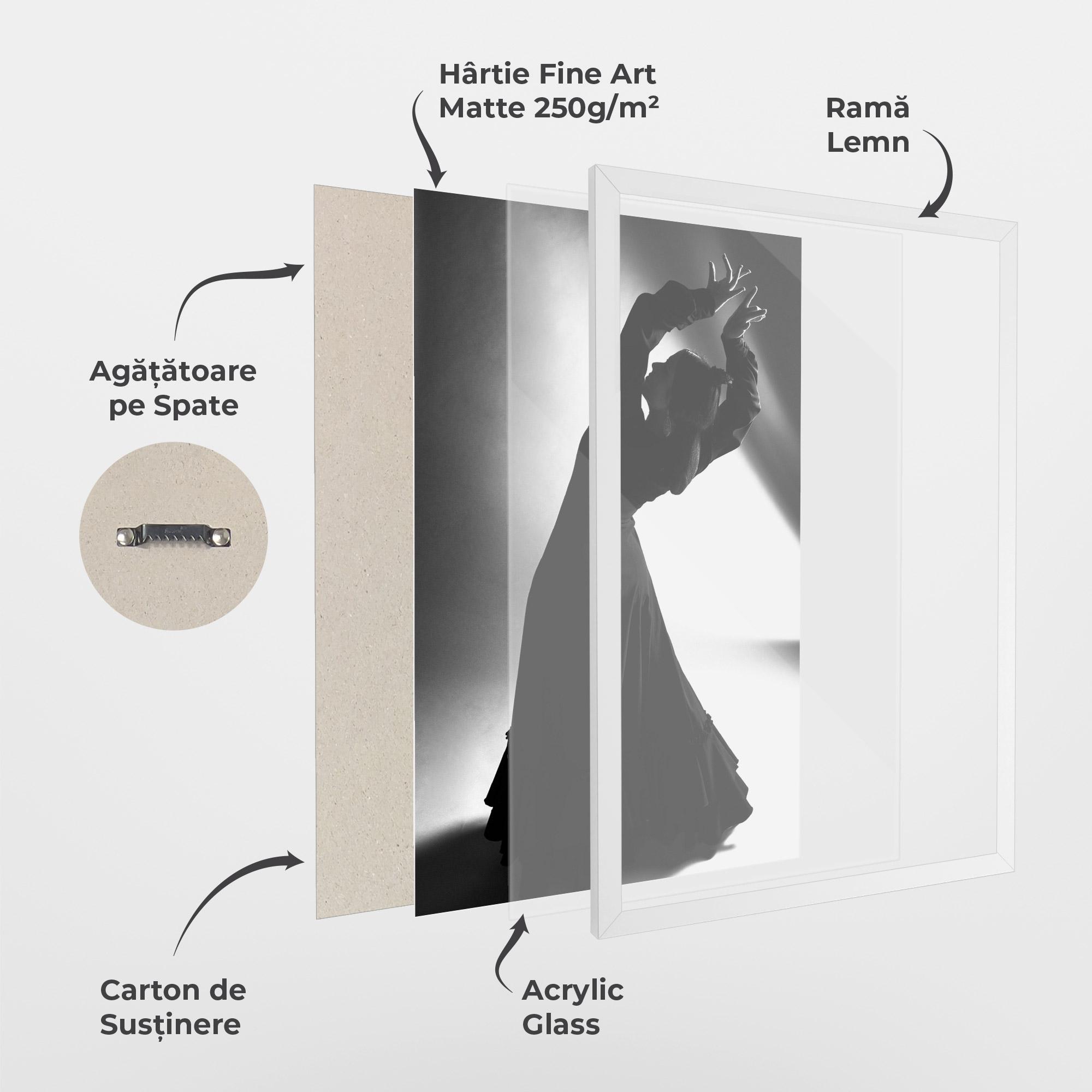 Poster Înrămat Full Shot Dancer mockup 1