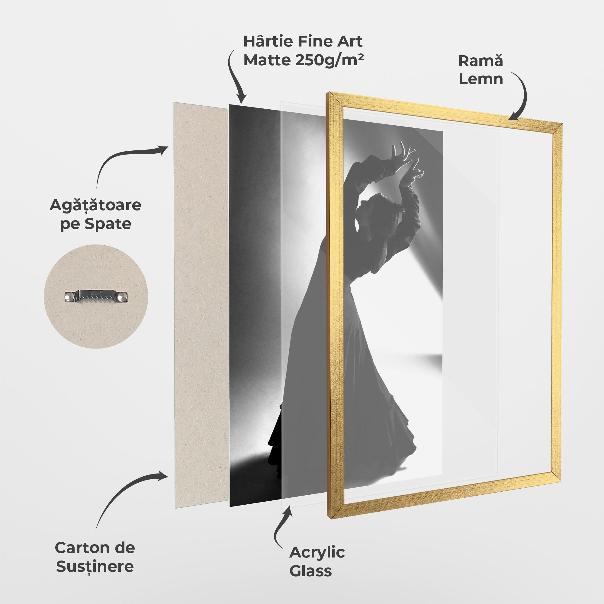 Poster Înrămat Full Shot Dancer mockup 1