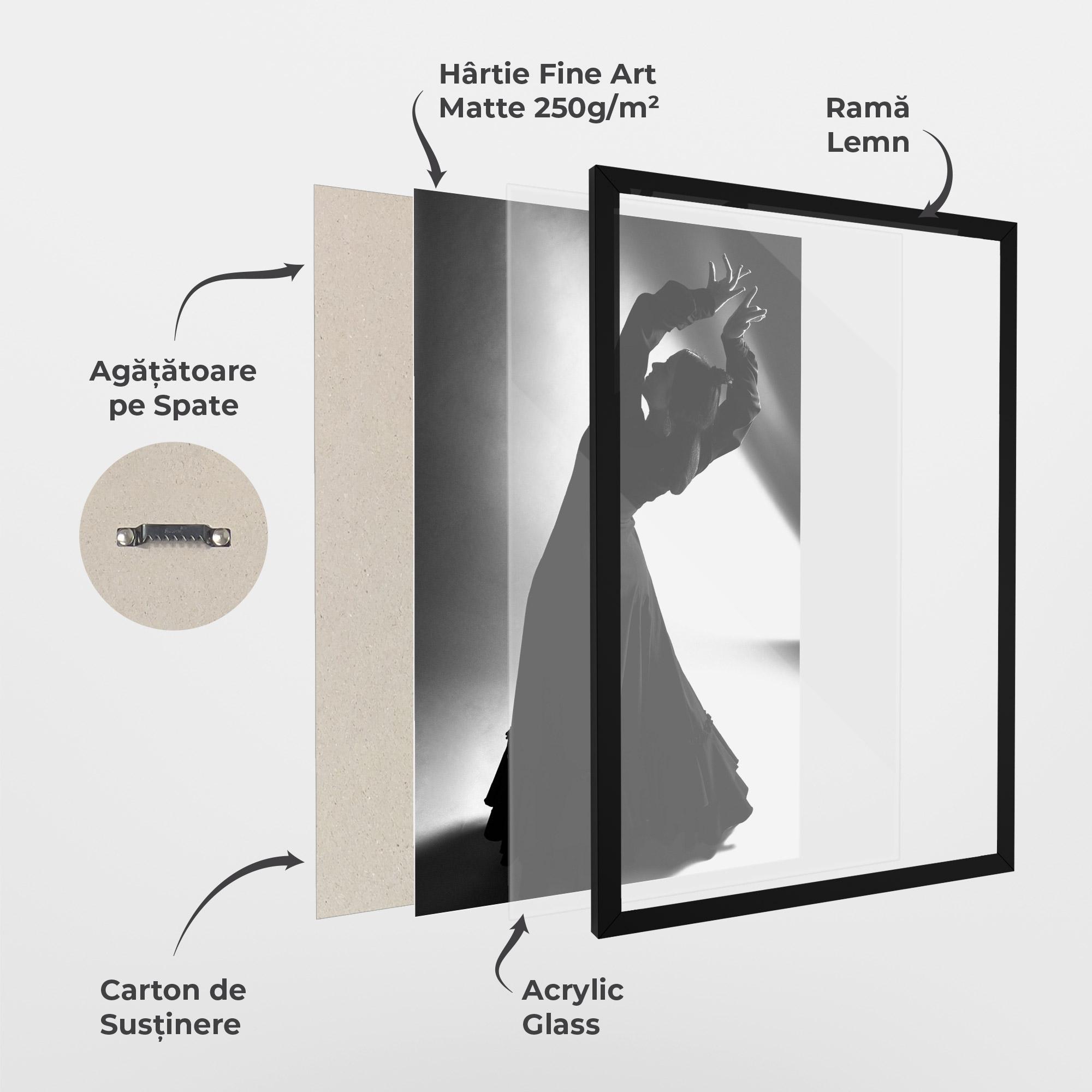 Poster Înrămat Full Shot Dancer mockup 1