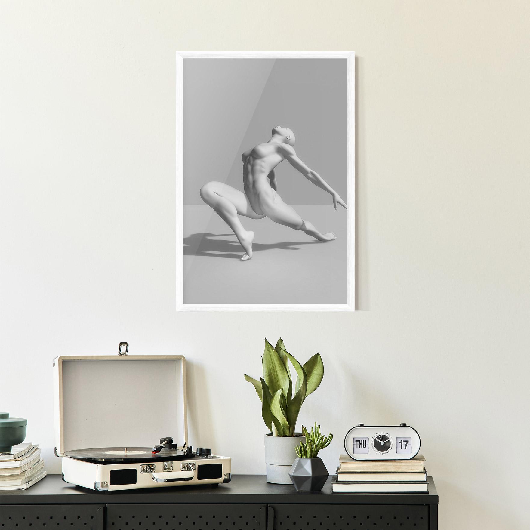 Poster Înrămat 3d Ballet Pose mockup 2