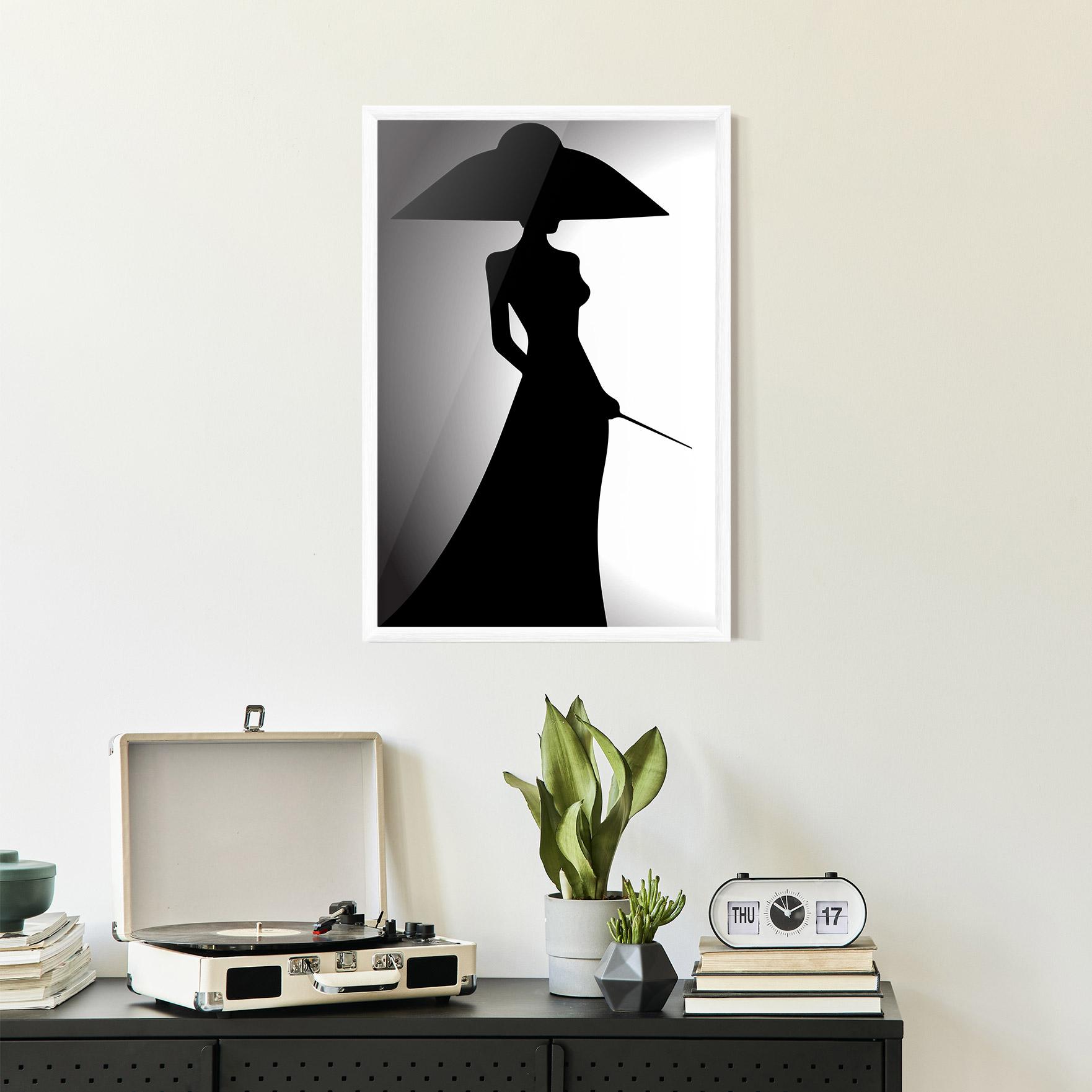 Poster Înrămat Big Hat Lady mockup 2