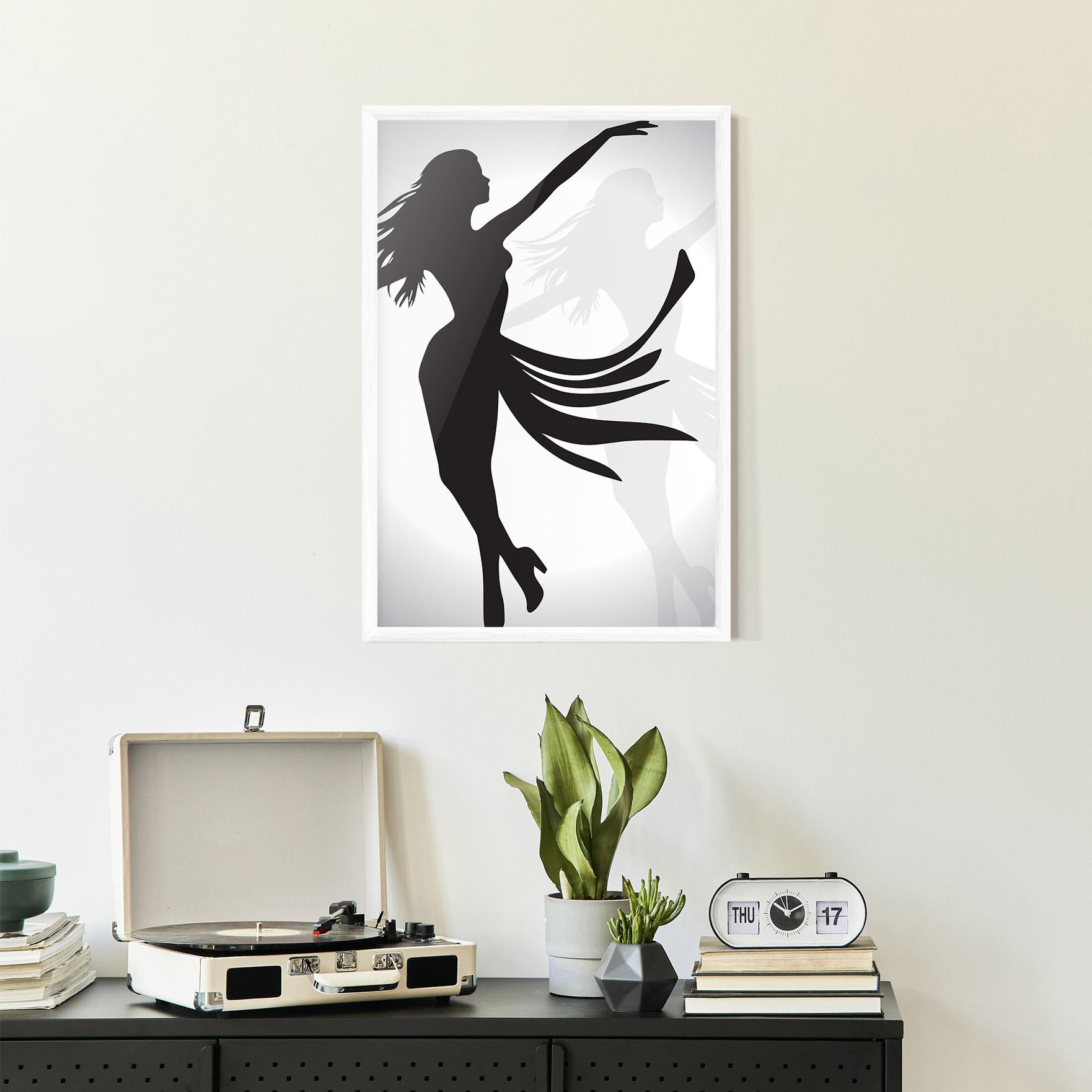 Poster Înrămat Dance Shilouette mockup 2