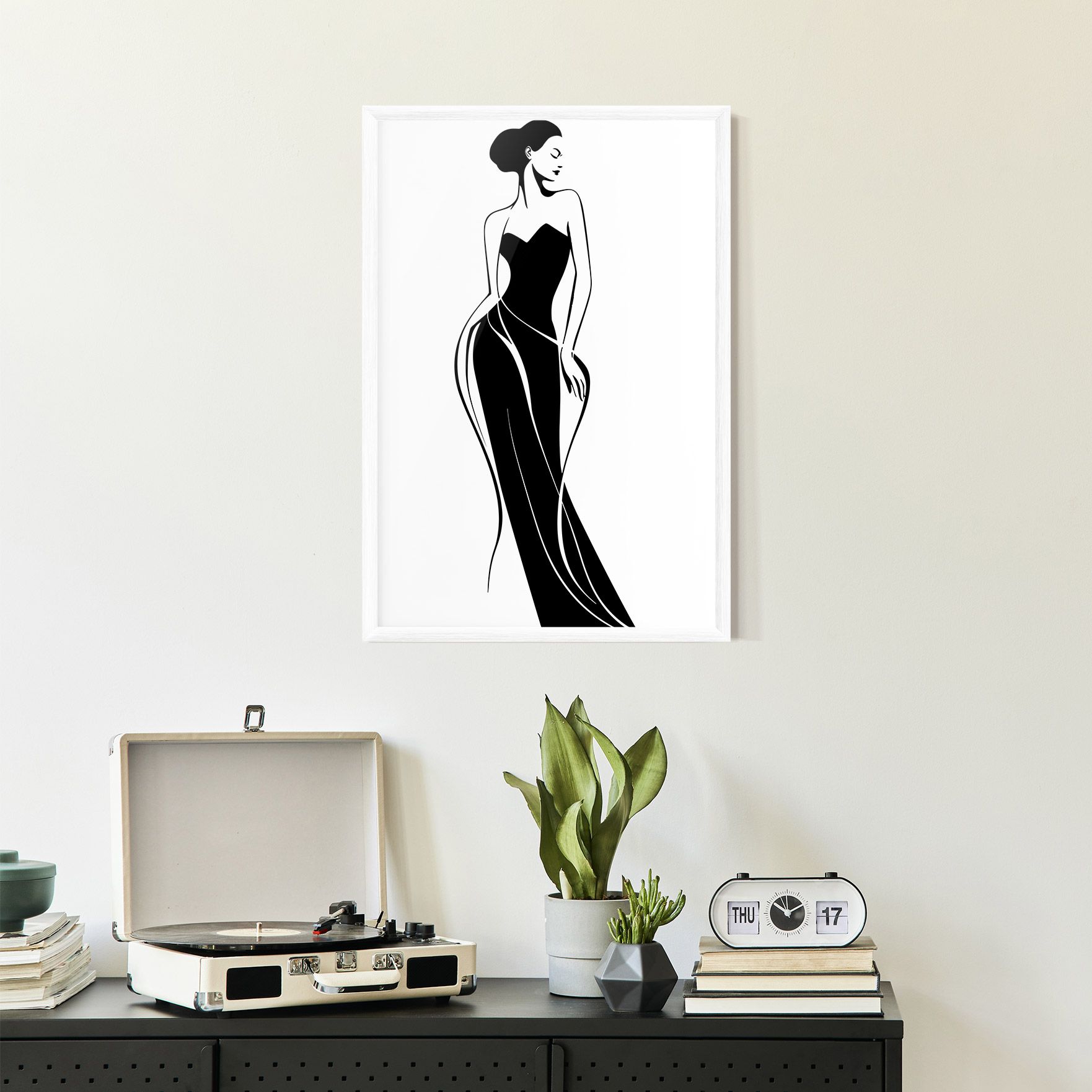 Woman Shape Line mockup 2