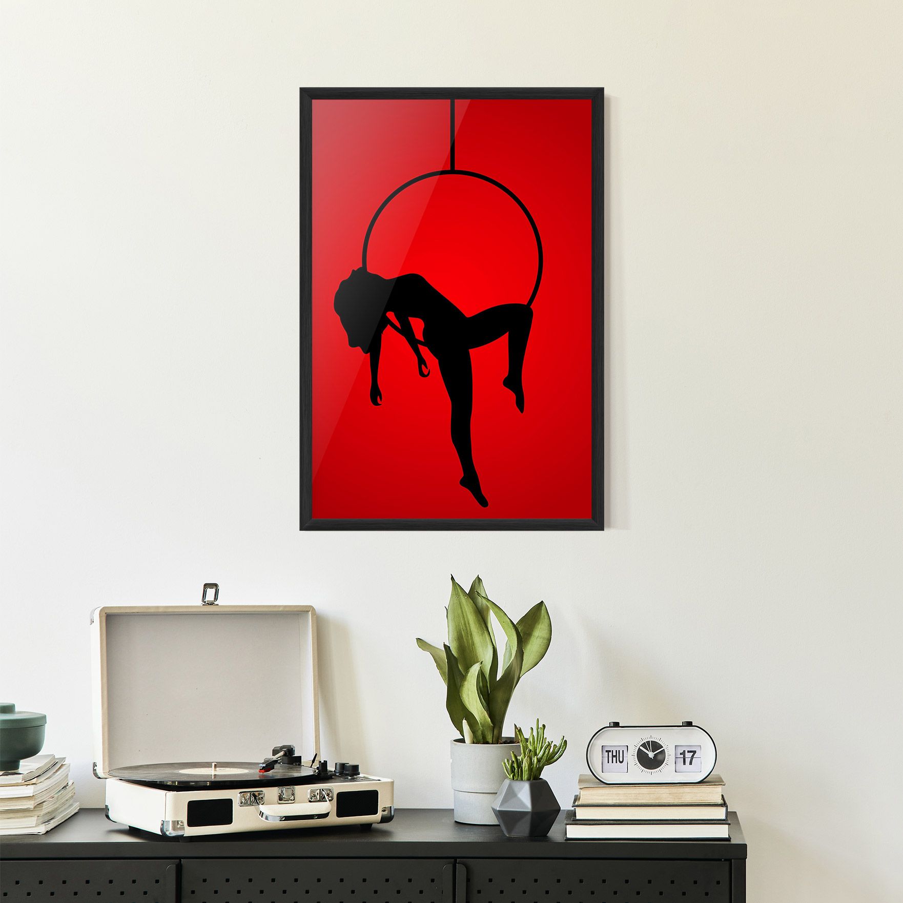Dancer Shilouette mockup 2