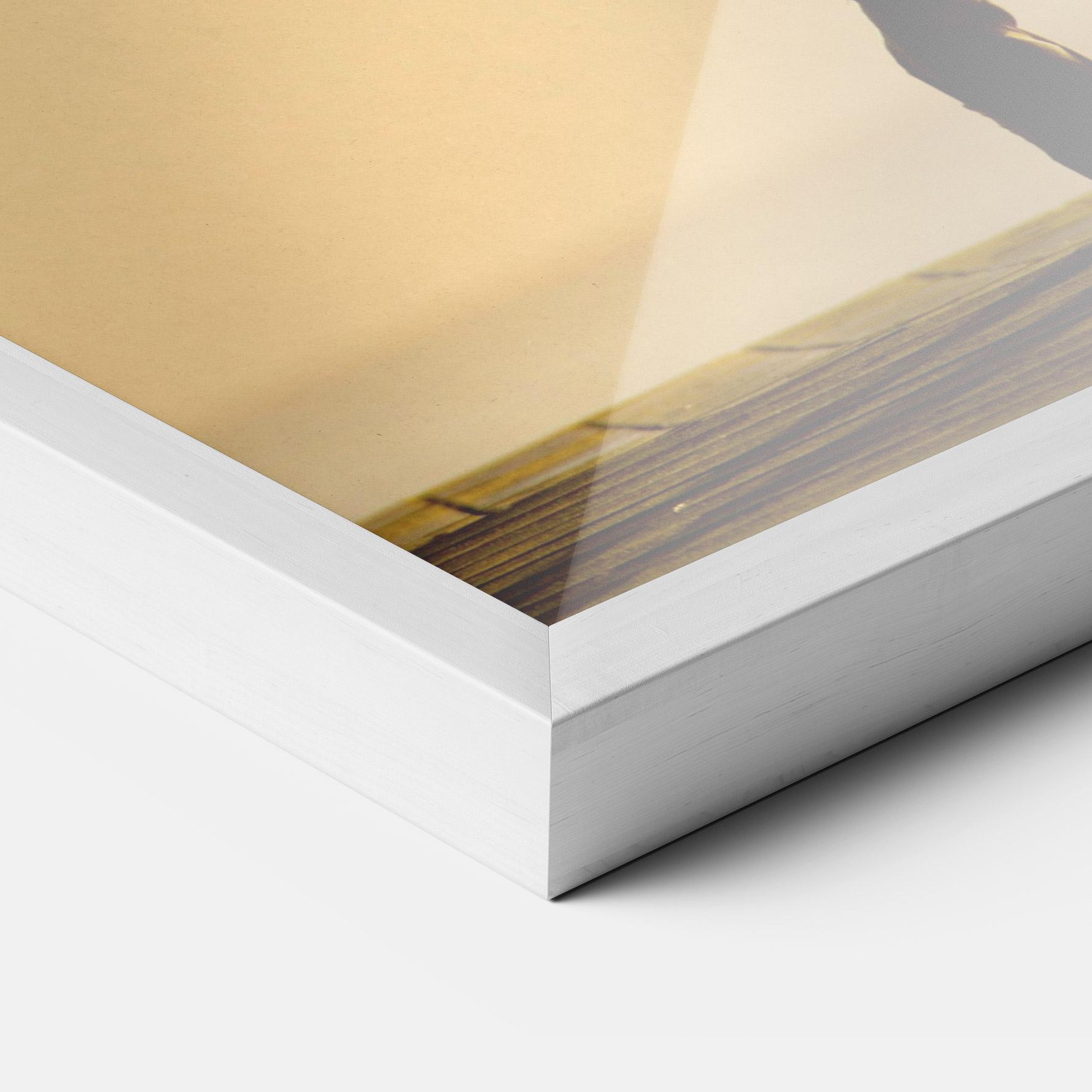 Poster Înrămat Ballet On Cream mockup 3