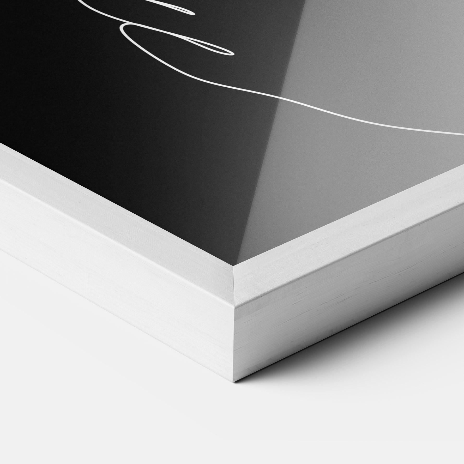 Poster Înrămat Flower Girl Line mockup 3