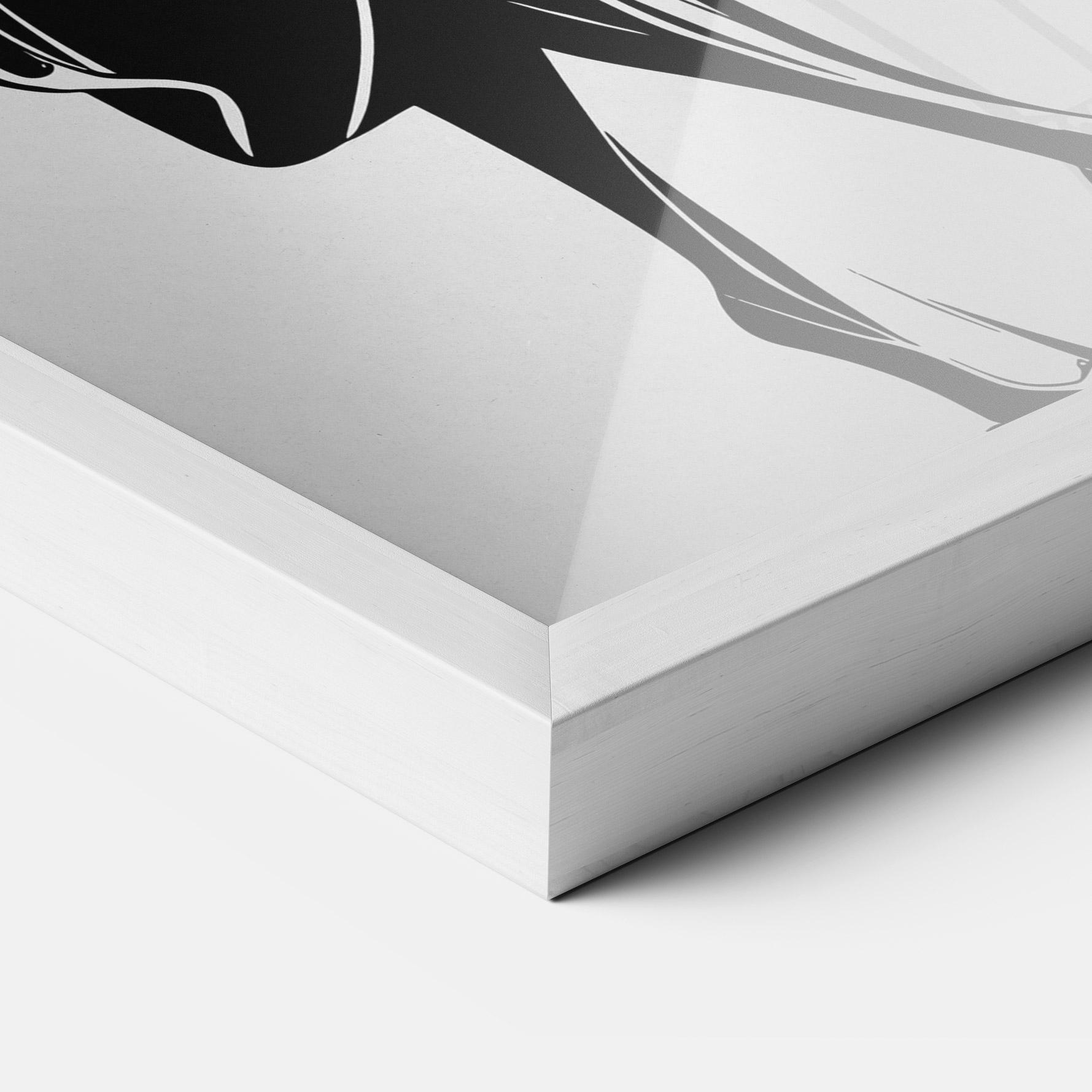 Poster Înrămat Lady Shilouette mockup 3