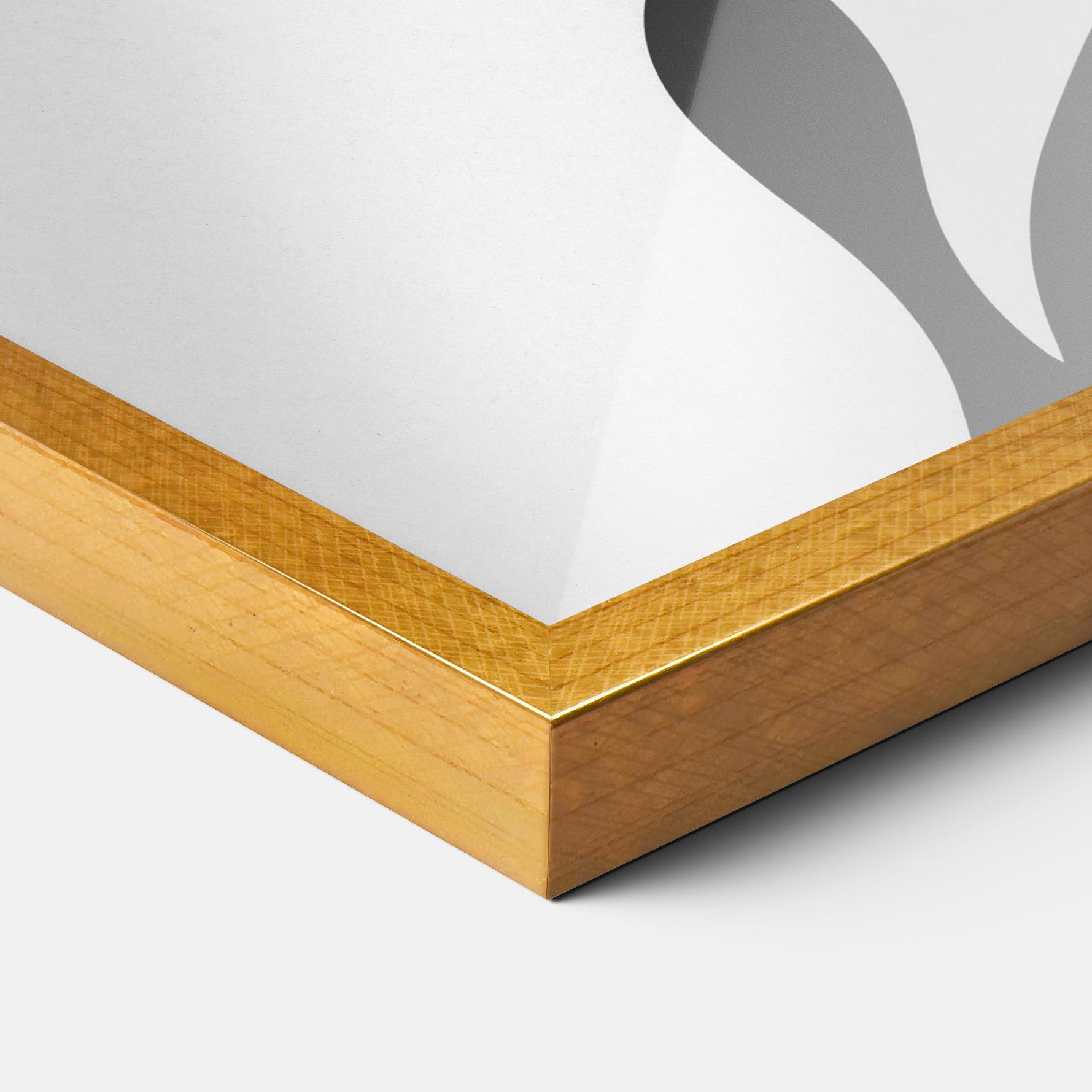 Poster Înrămat Eyeliner Shilouette mockup 3