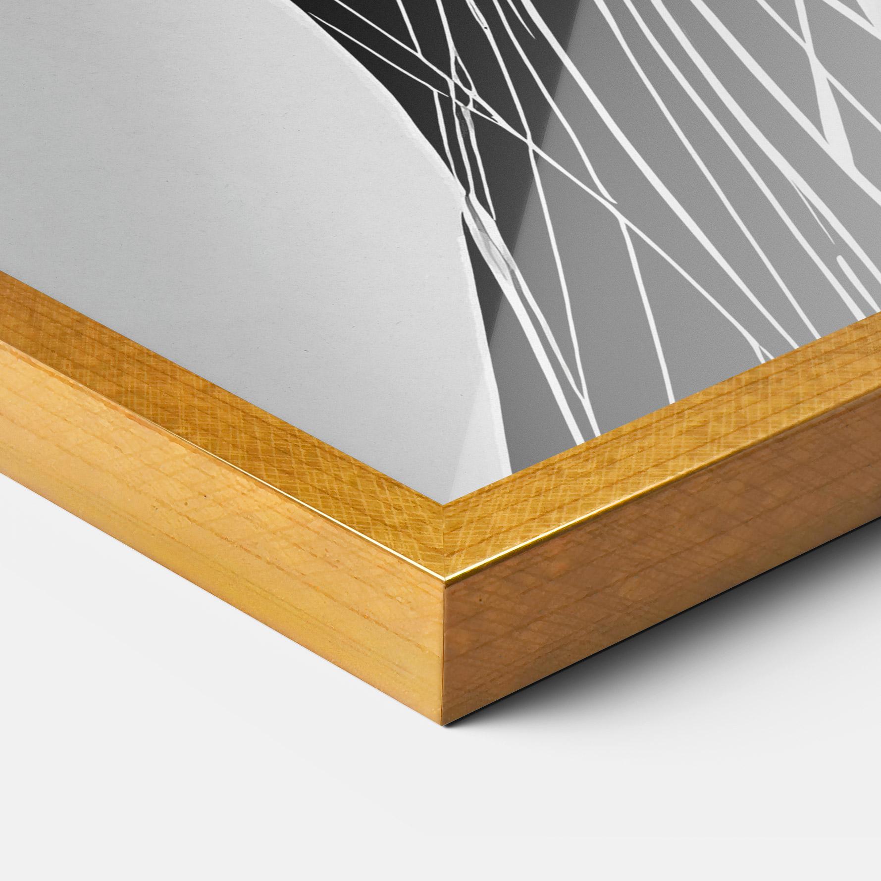 Poster Înrămat Girl Shilouette Art mockup 3