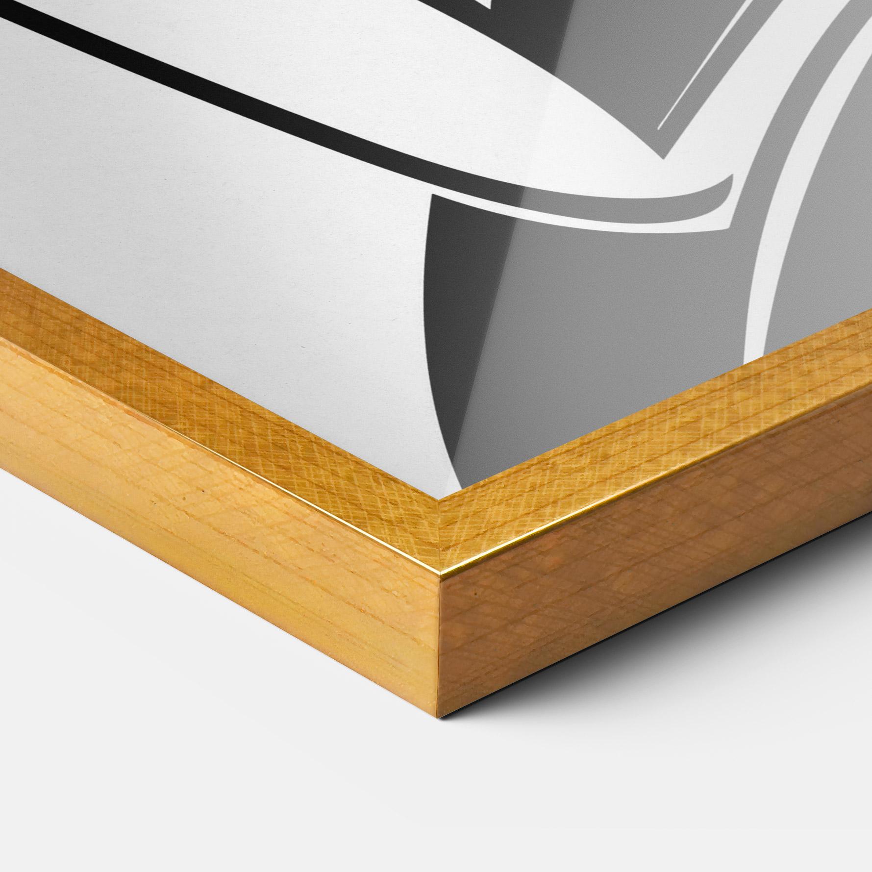 Poster Înrămat Pretty Woman Shilouette mockup 3