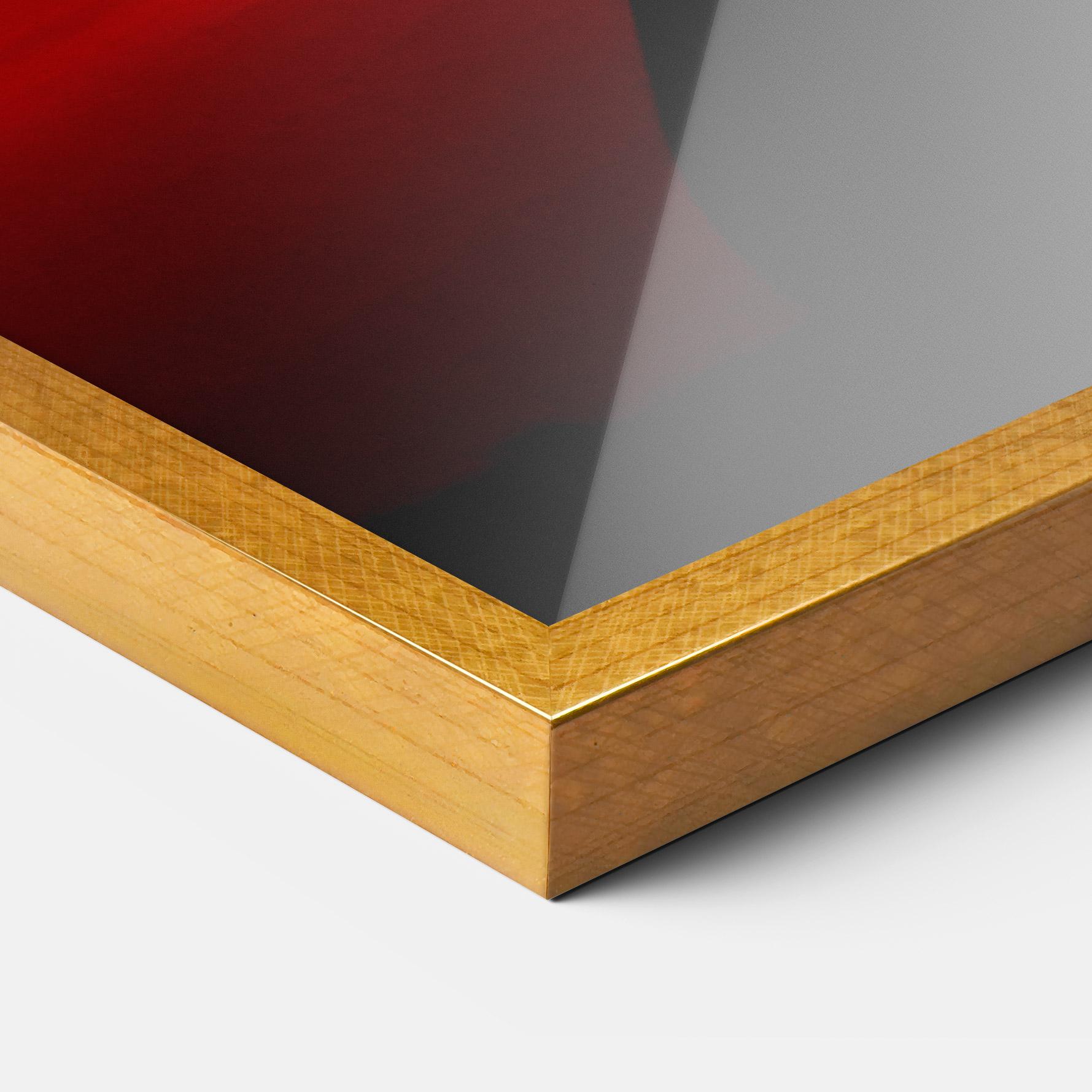 Poster Înrămat Profile Against Sunset mockup 3