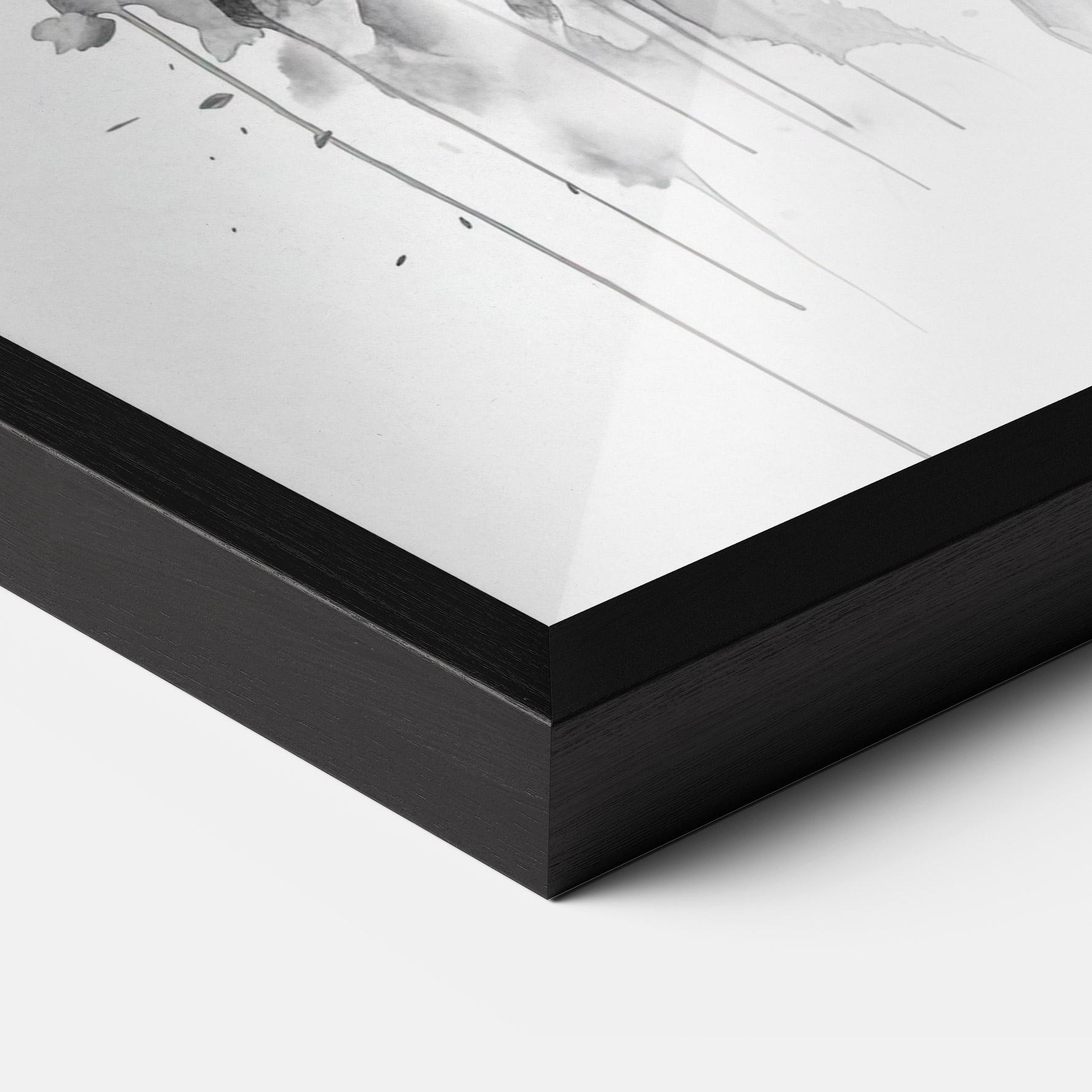 Poster Înrămat Beautiful Dancing Woman mockup 3