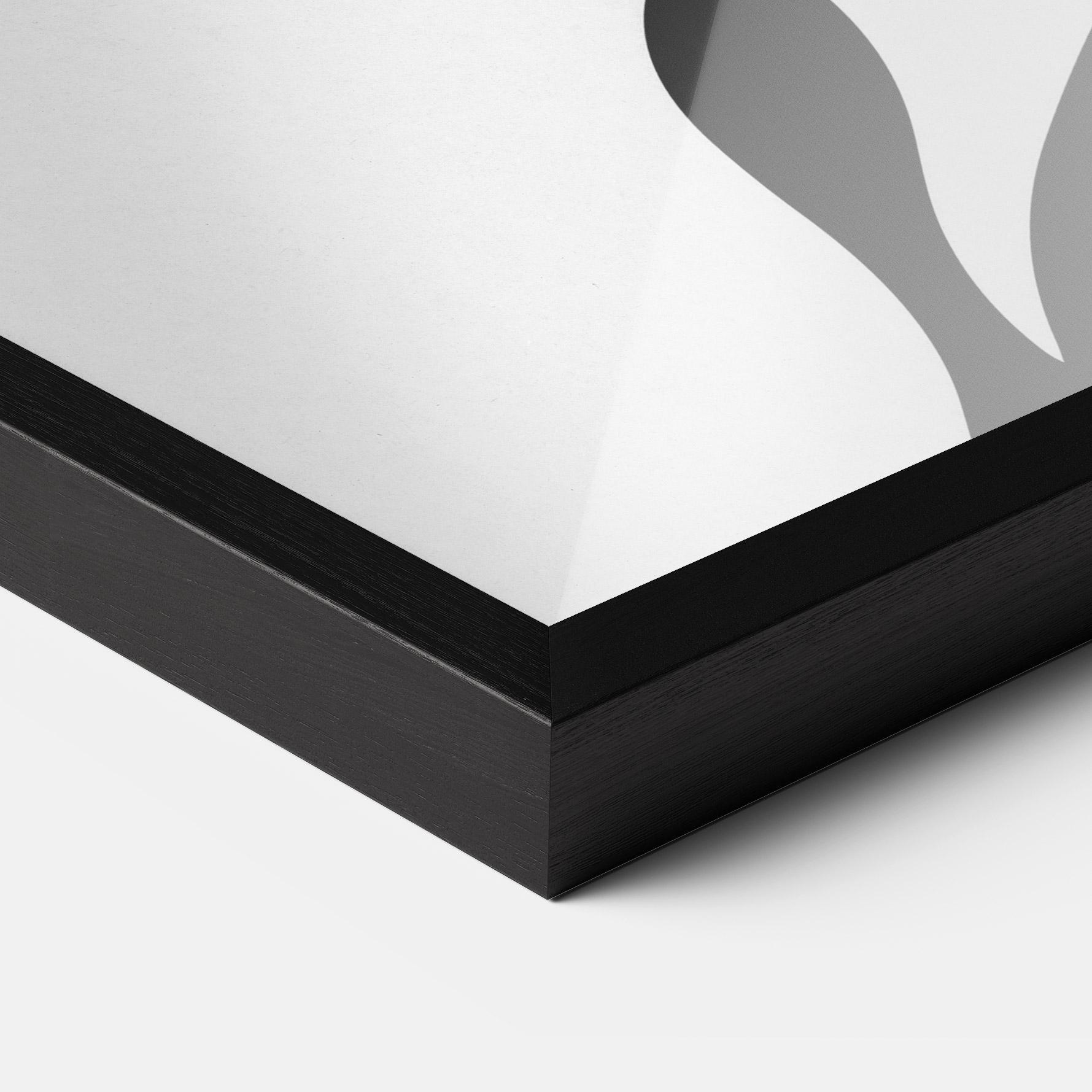 Poster Înrămat Eyeliner Shilouette mockup 3