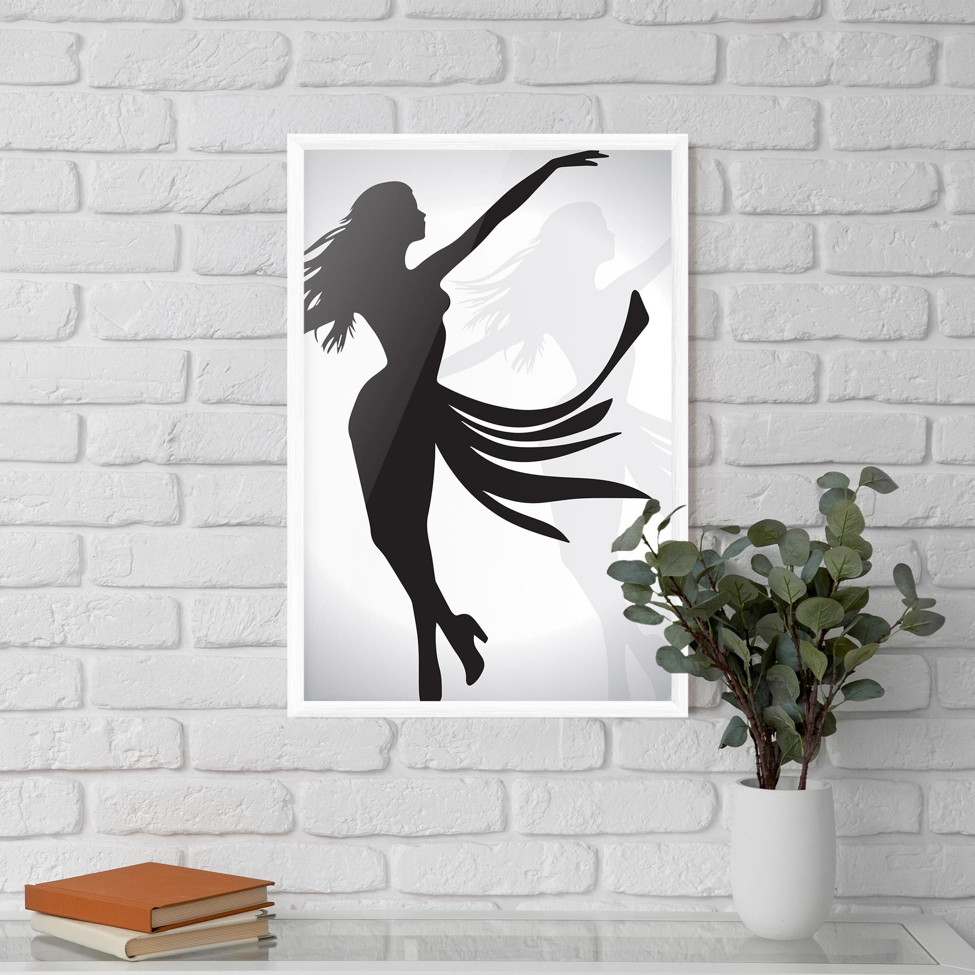 Poster Înrămat Dance Shilouette mockup 5