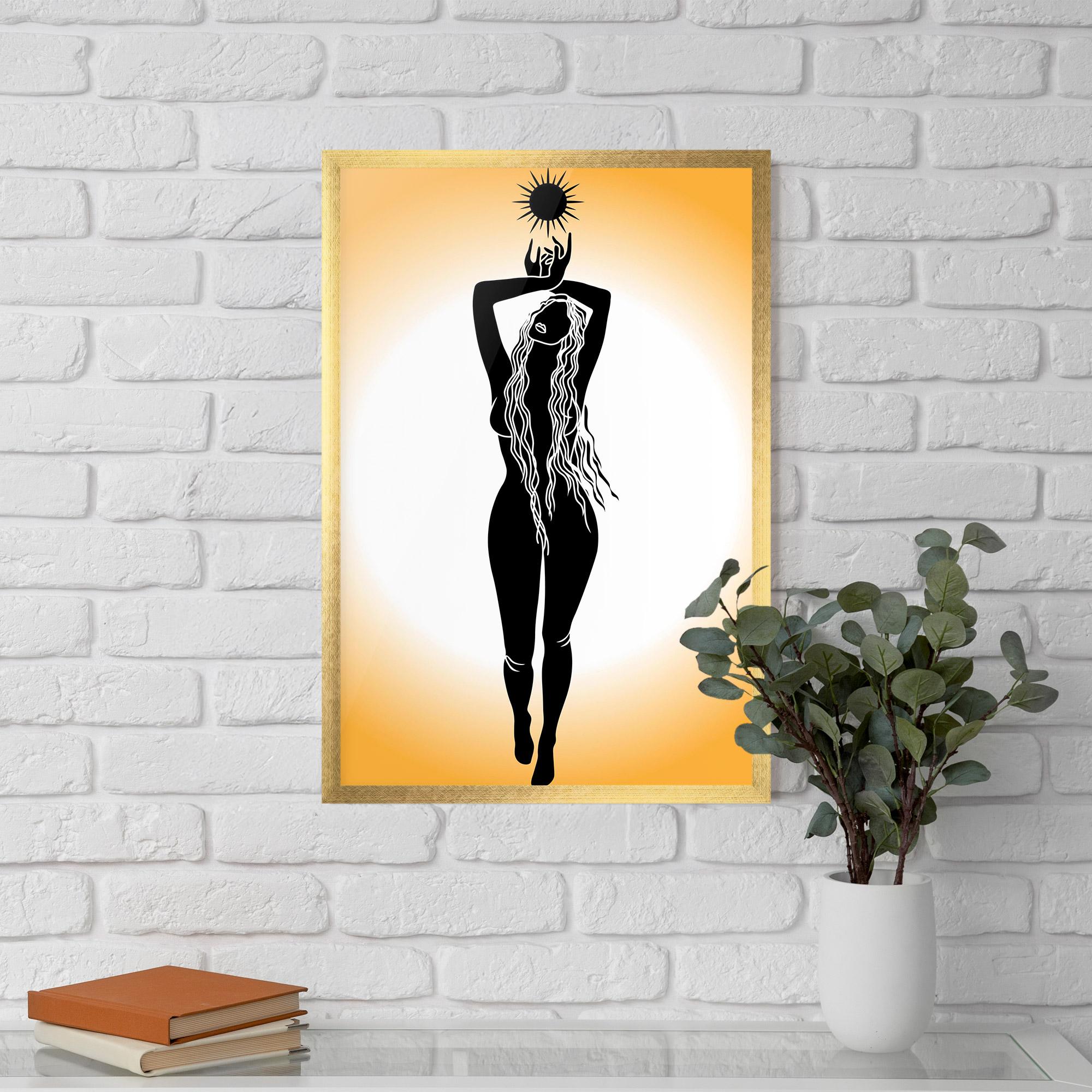 Poster Înrămat Mistic Woman mockup 5