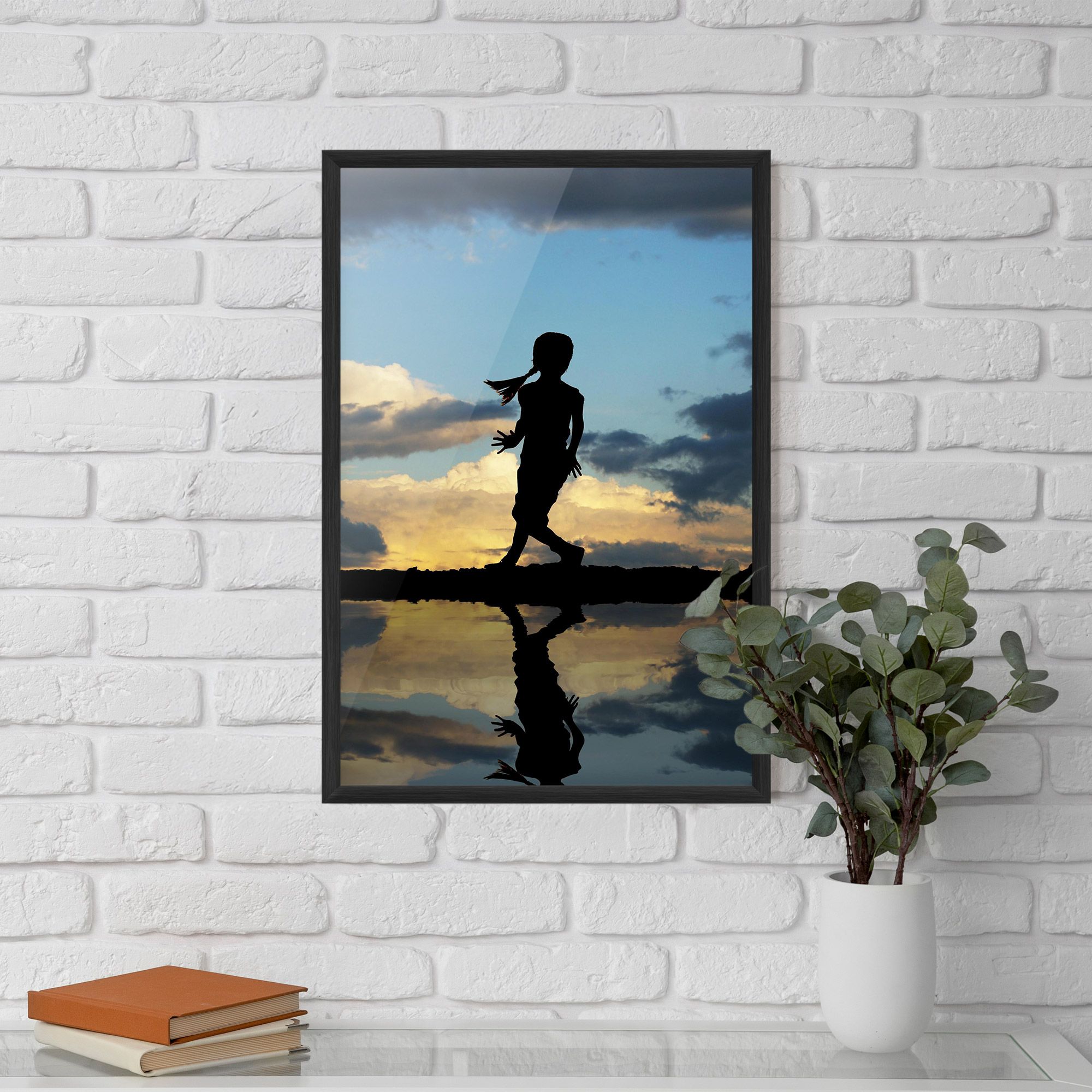 Little Girl Jumping mockup 5