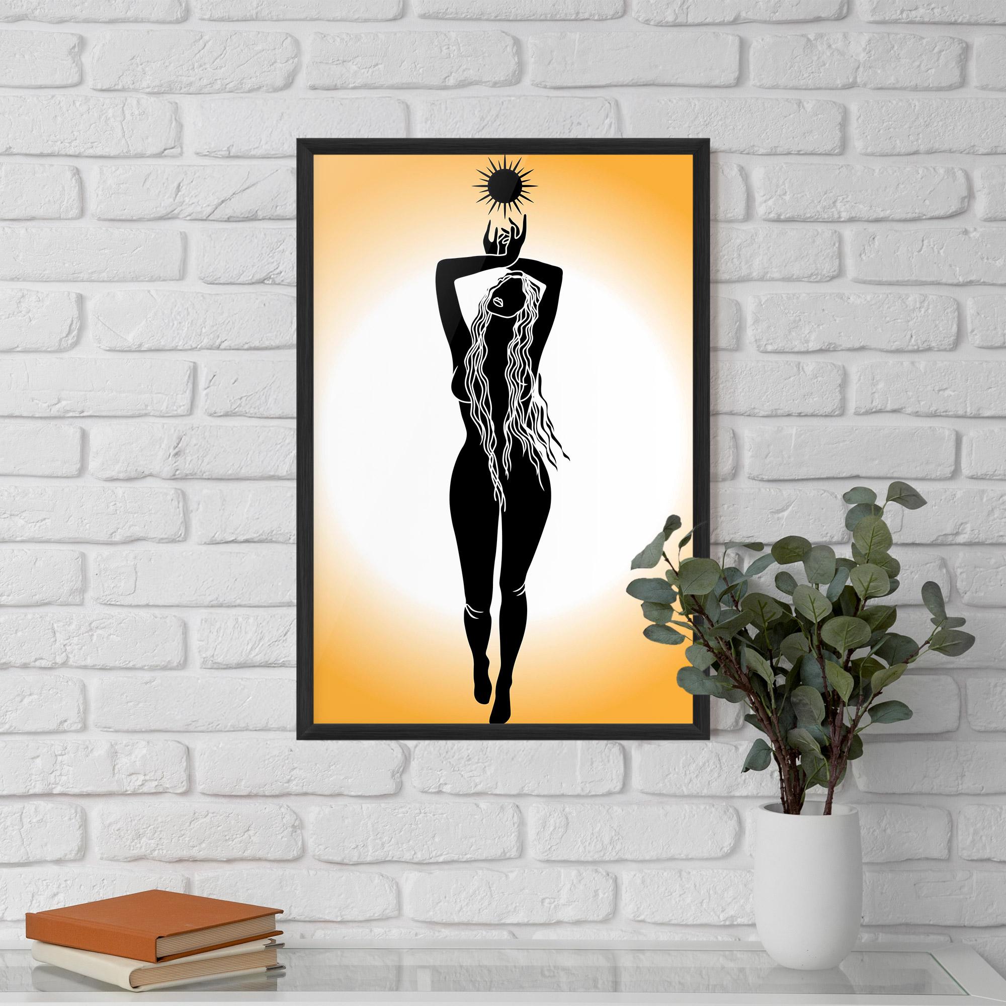Poster Înrămat Mistic Woman mockup 5