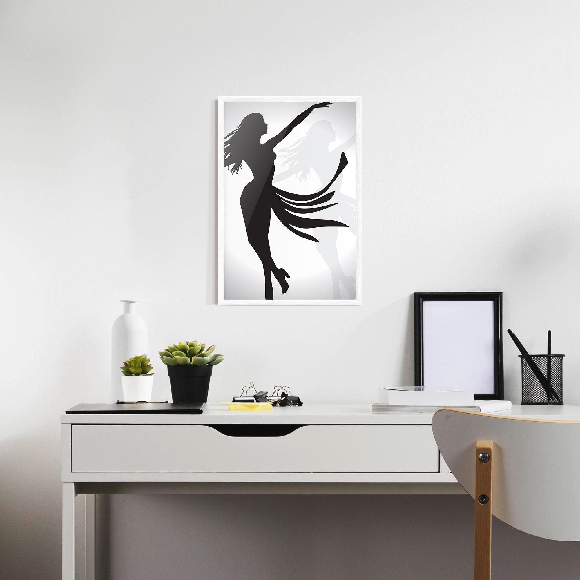 Poster Înrămat Dance Shilouette mockup 7