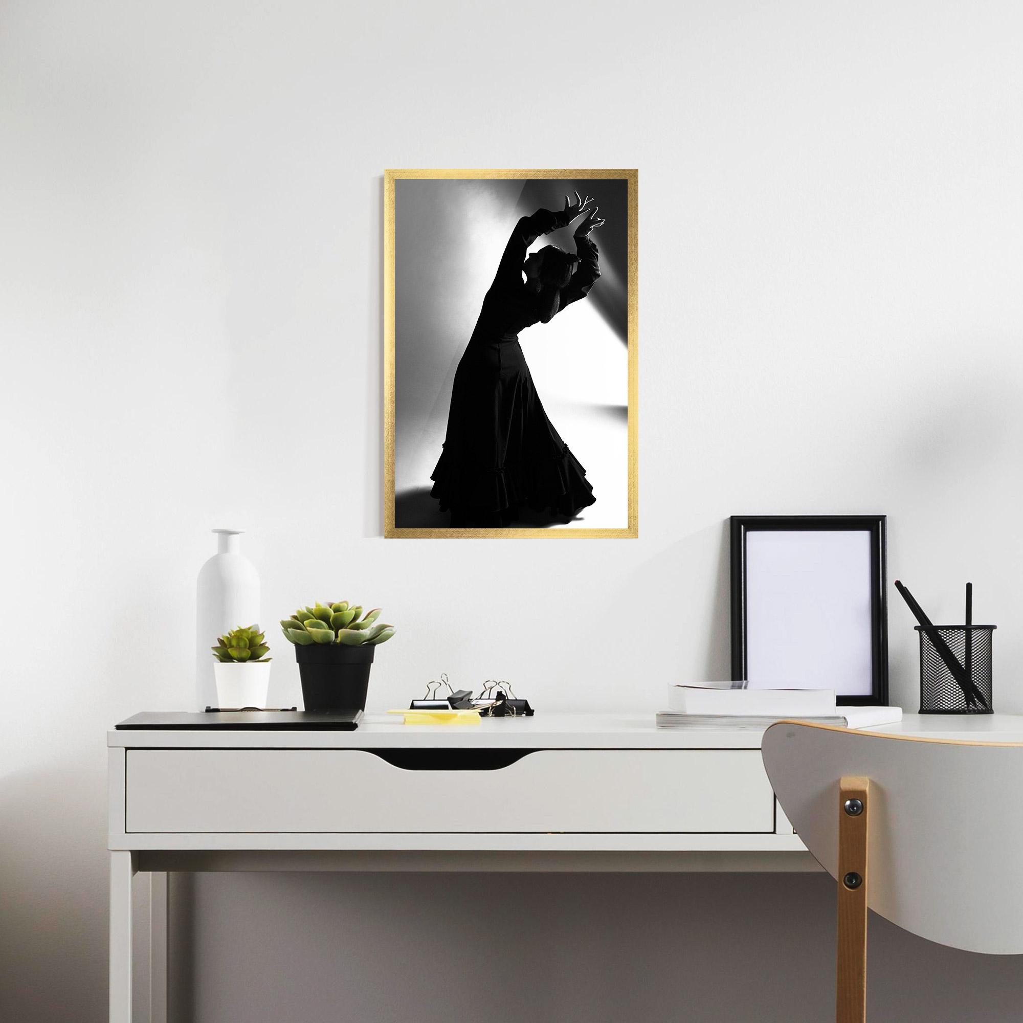 Poster Înrămat Full Shot Dancer mockup 7