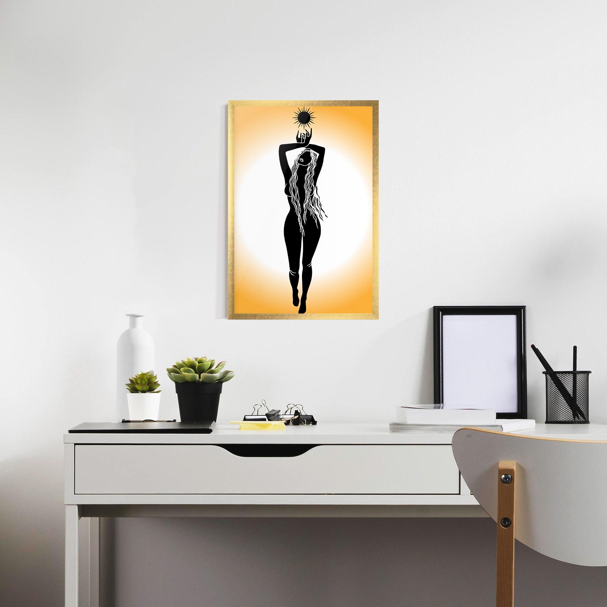 Poster Înrămat Mistic Woman mockup 7