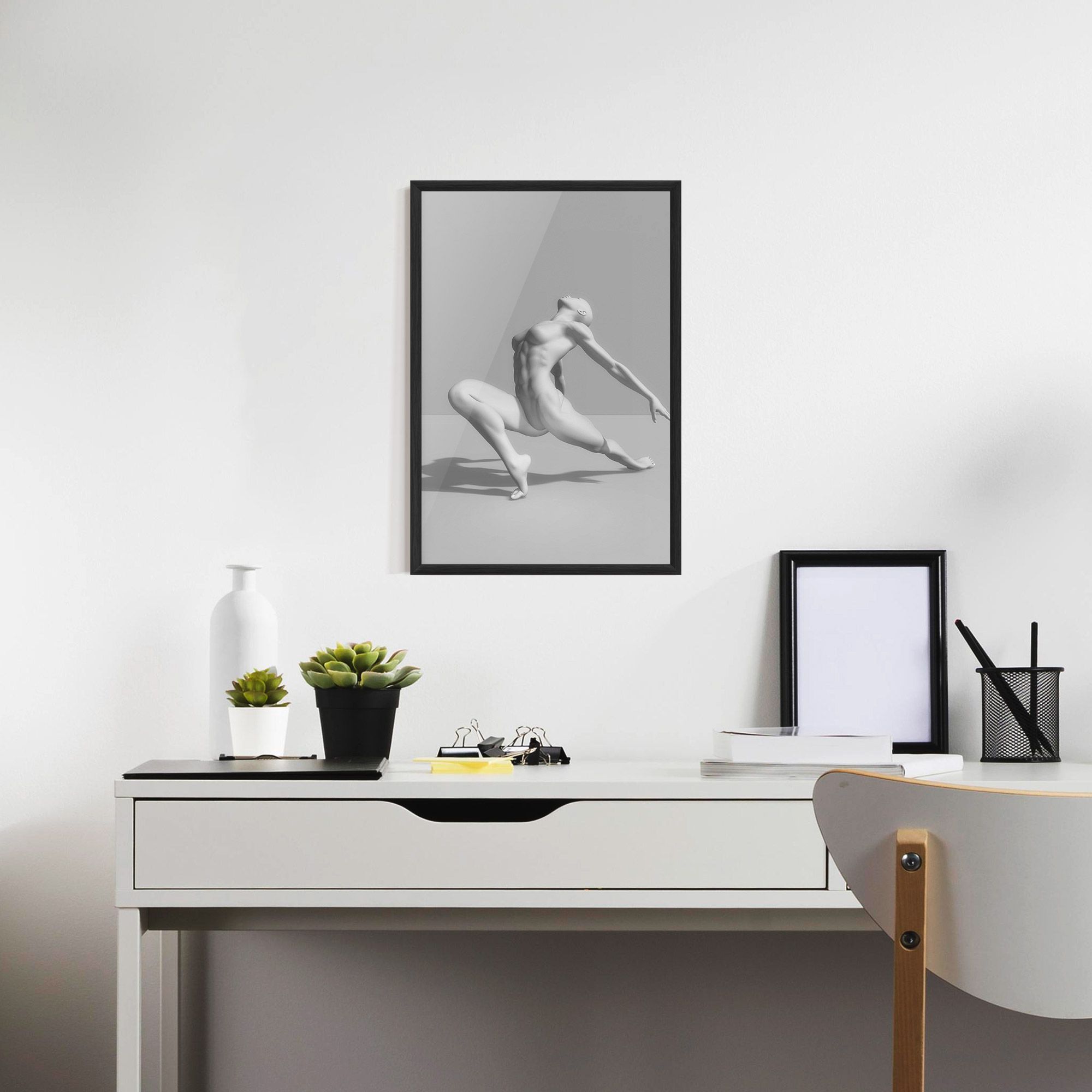 3d Ballet Pose mockup 7