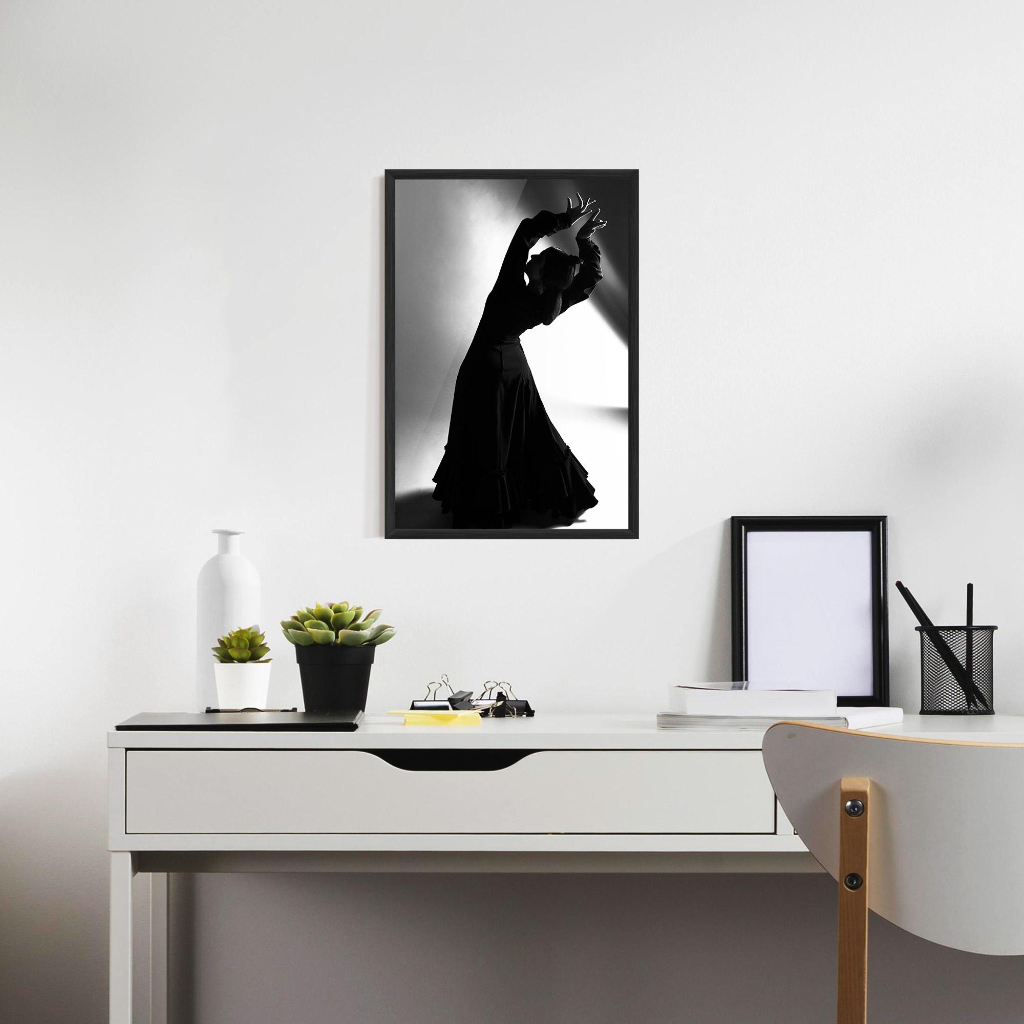 Poster Înrămat Full Shot Dancer mockup 7