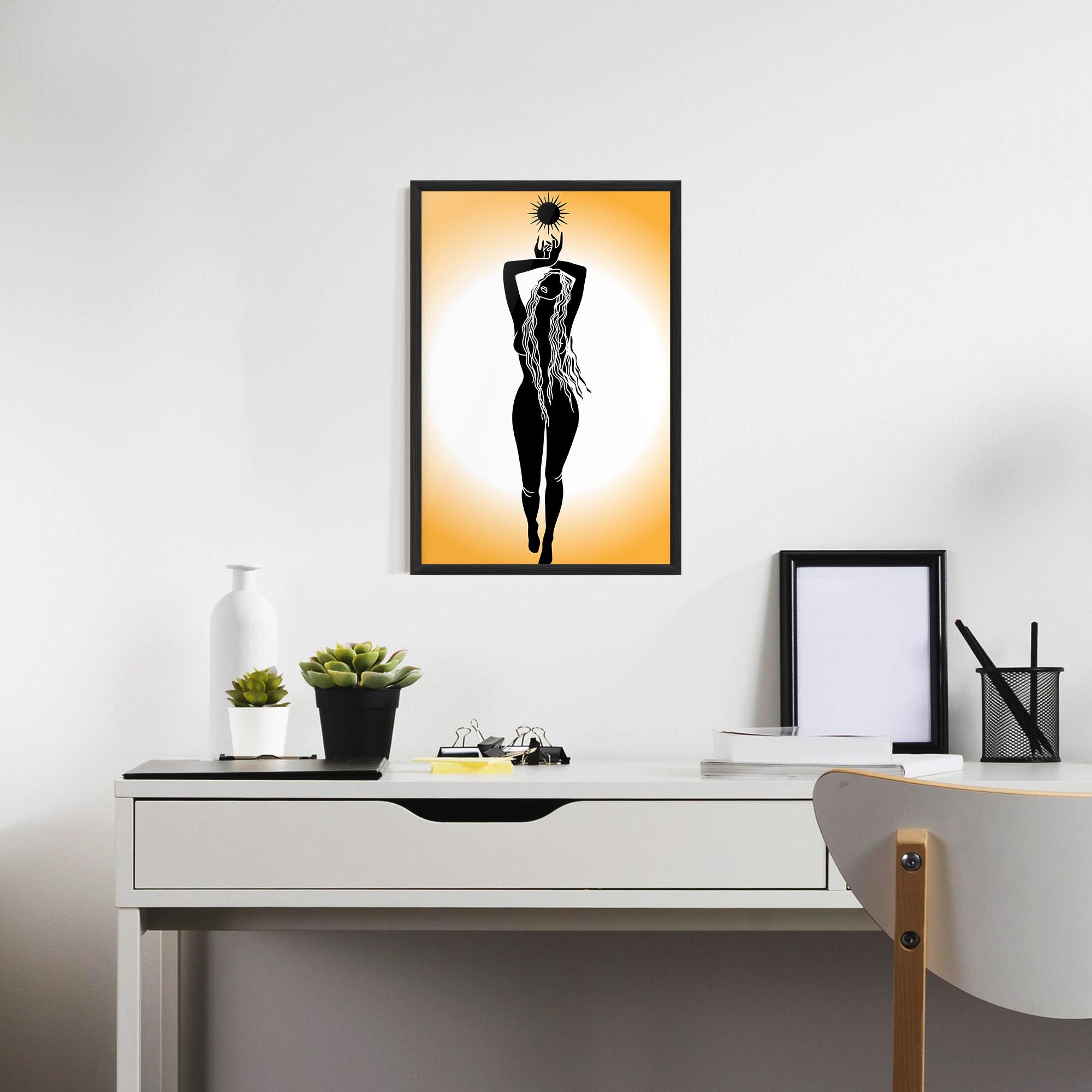 Poster Înrămat Mistic Woman mockup 7