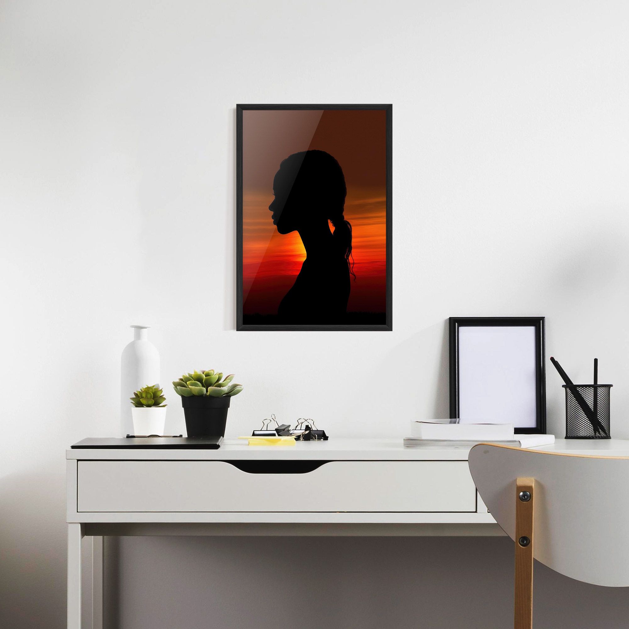 Profile Against Sunset mockup 7