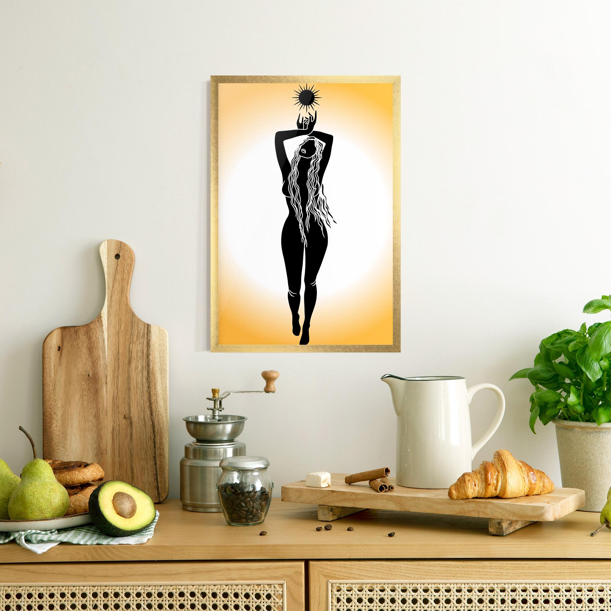 Poster Înrămat Mistic Woman mockup 8
