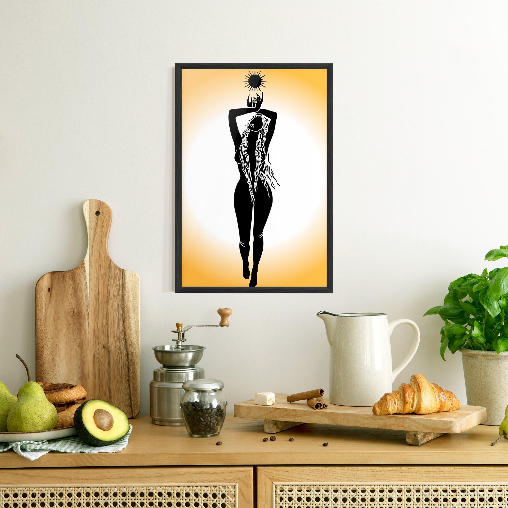 Poster Înrămat Mistic Woman mockup 8