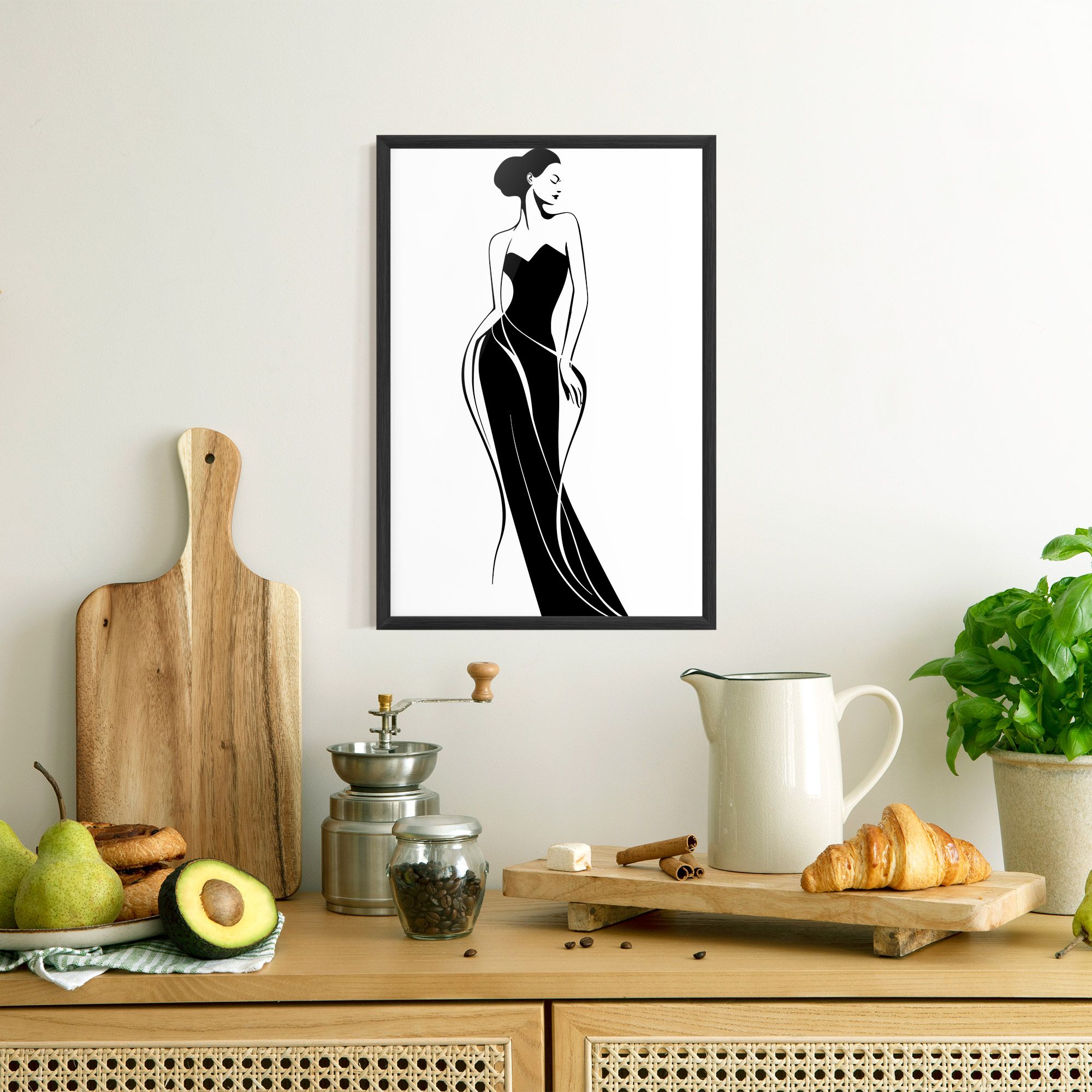 Woman Shape Line mockup 8