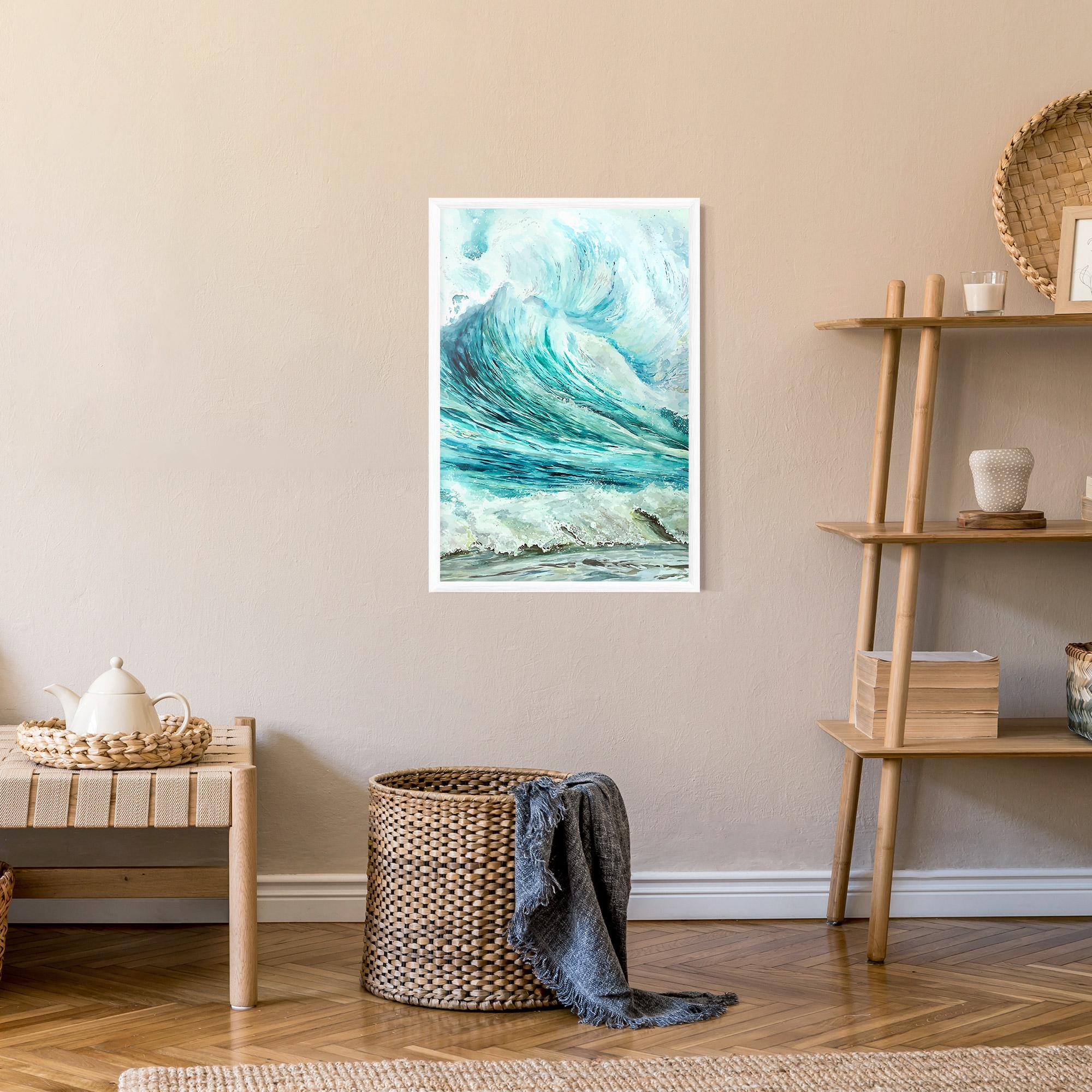 Poster Înrămat Sea Watercolor mockup 9