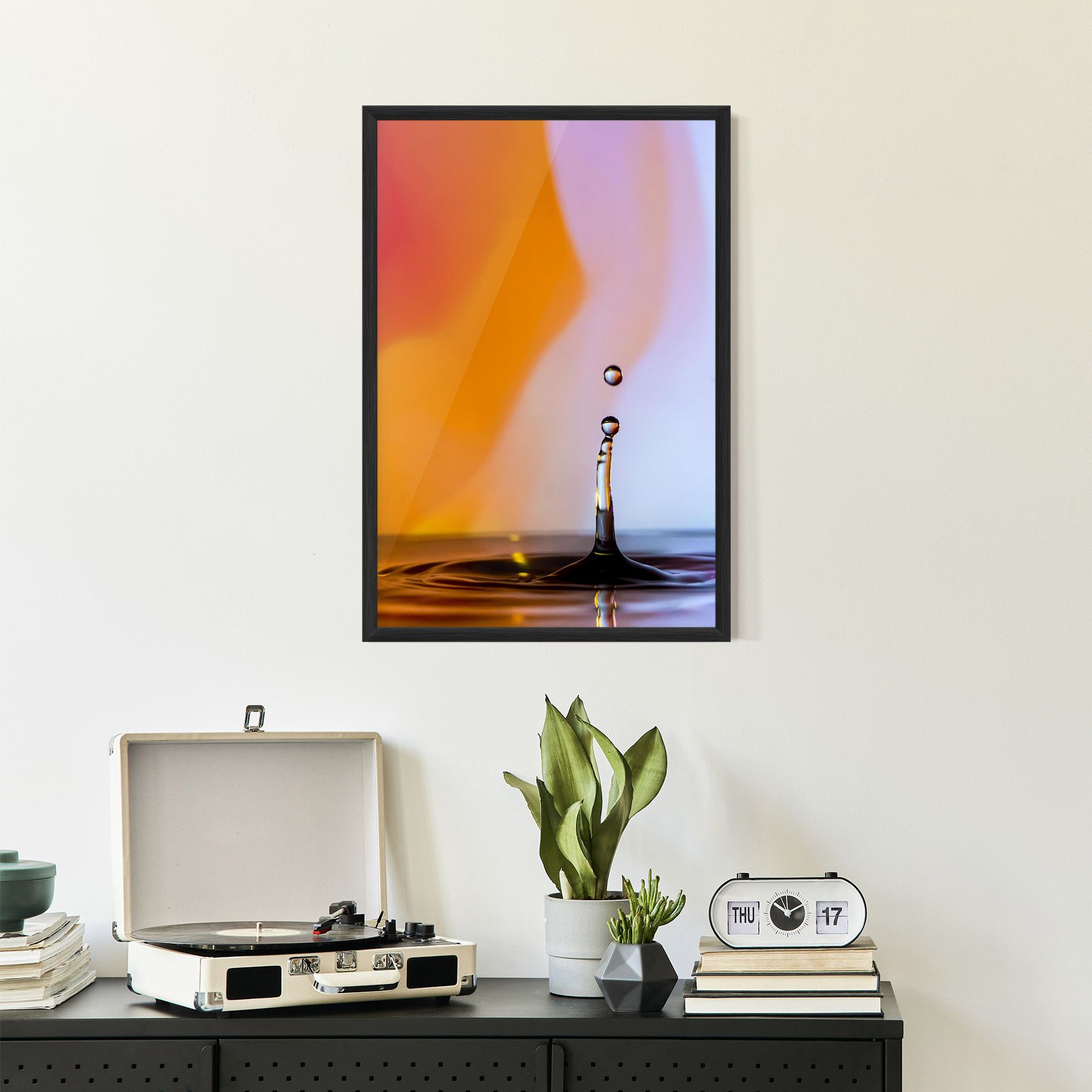 Orange Light Drop mockup 2