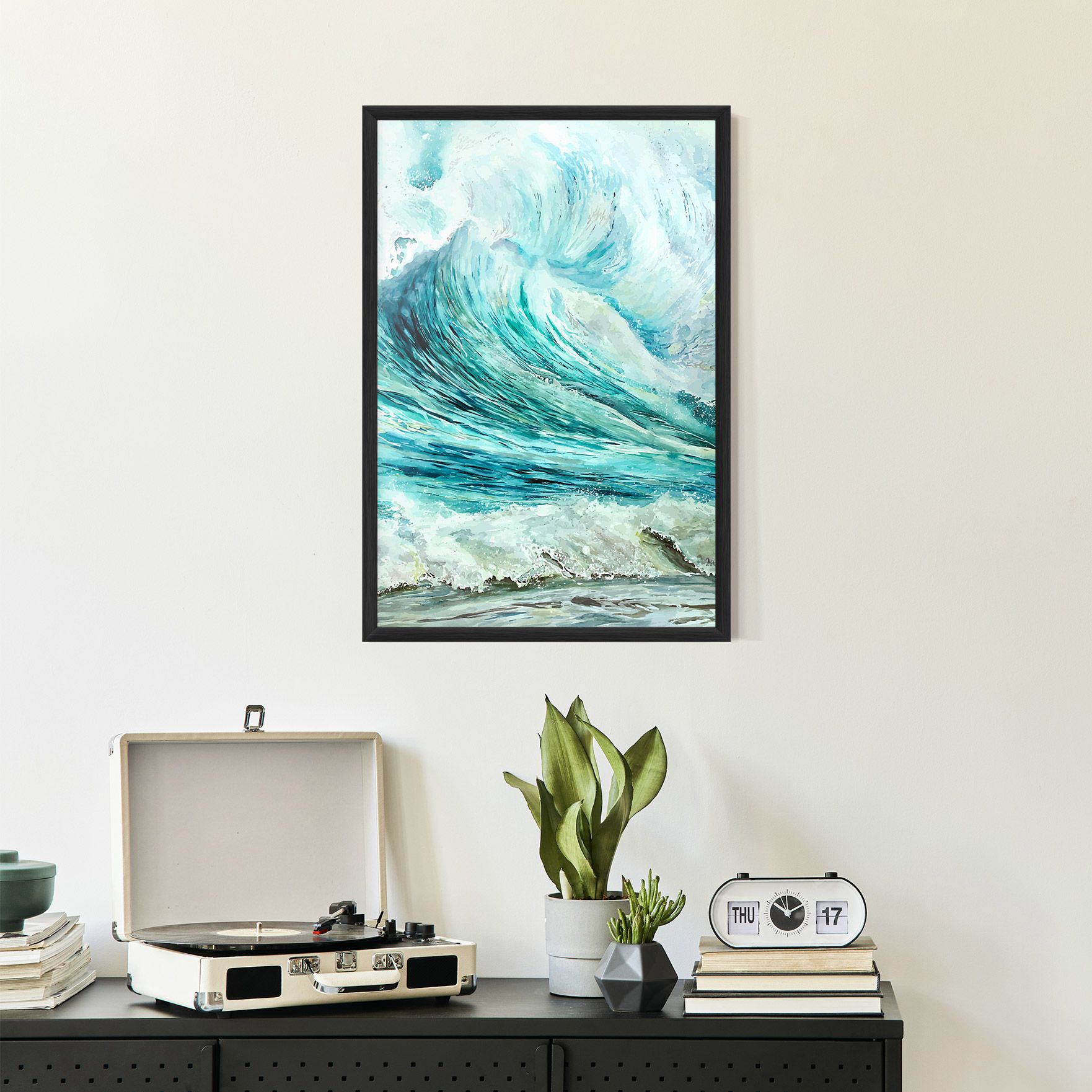 Sea Watercolor mockup 2