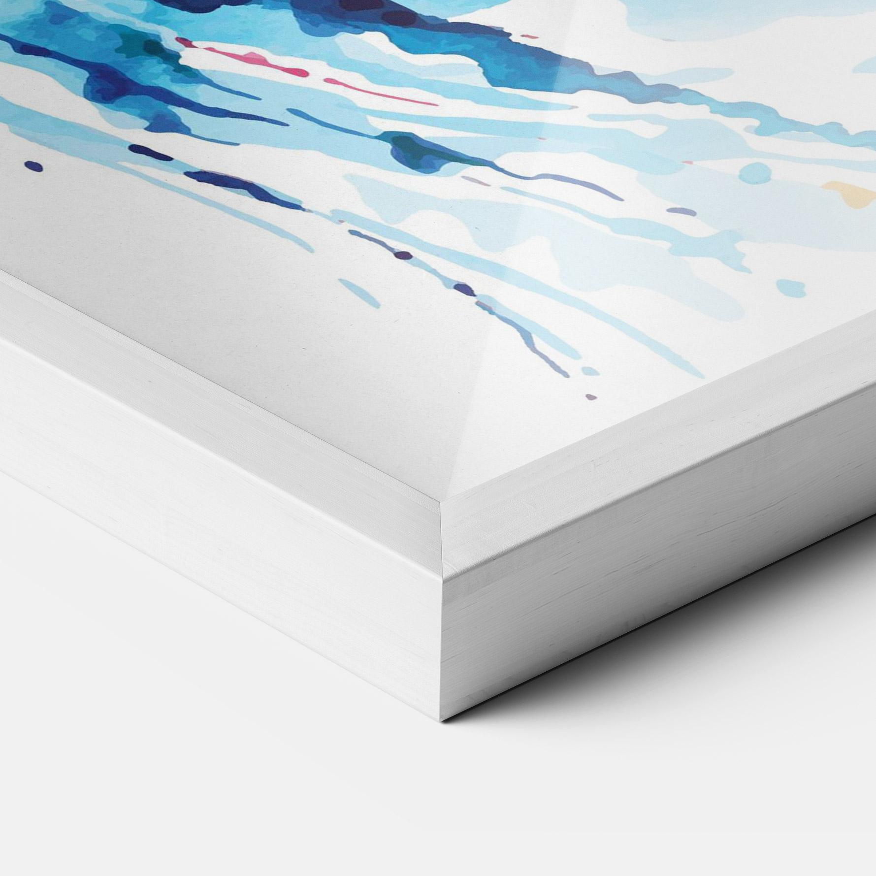 Poster Înrămat Jellyfish Watercolor mockup 3