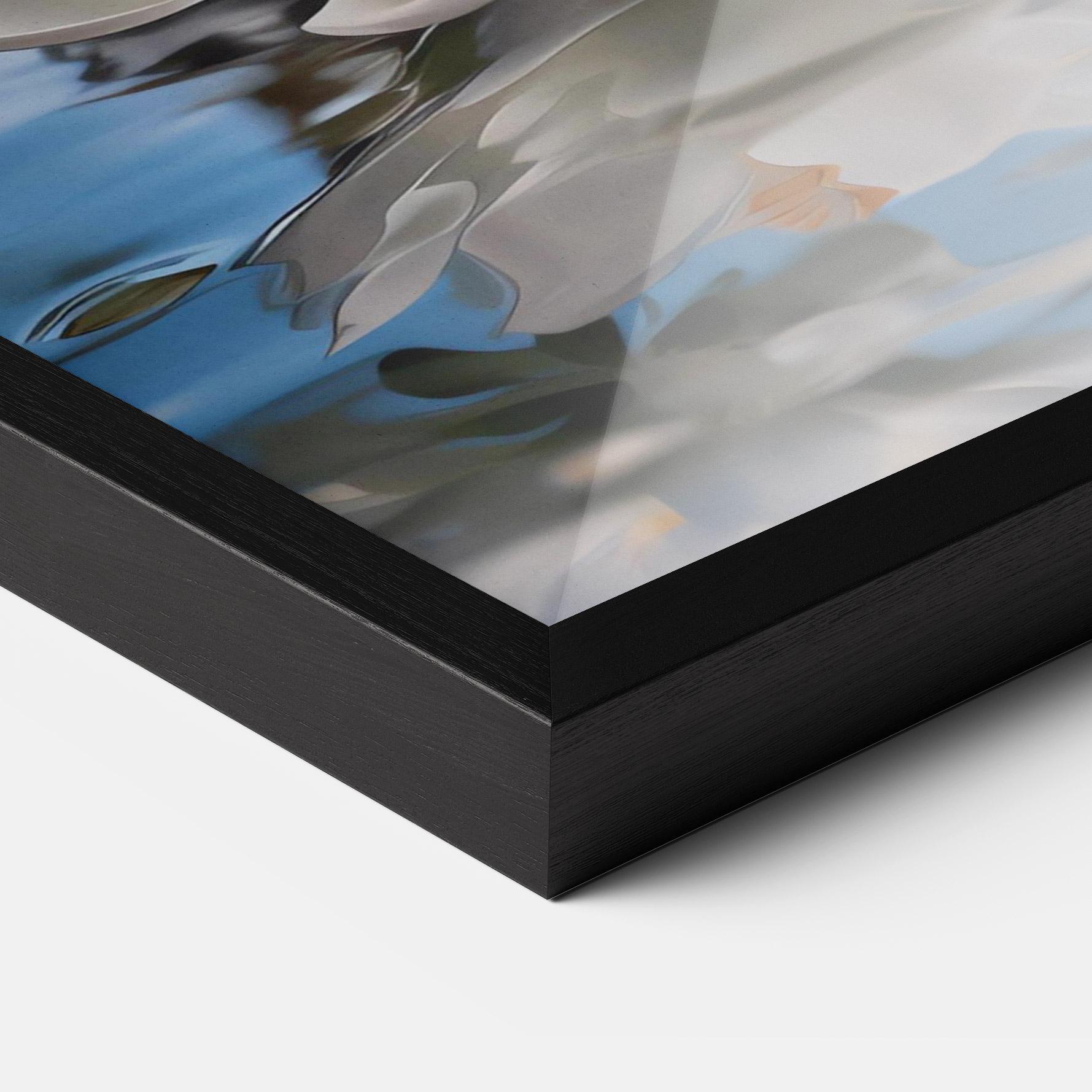 Poster Înrămat Flower Water Glass mockup 3