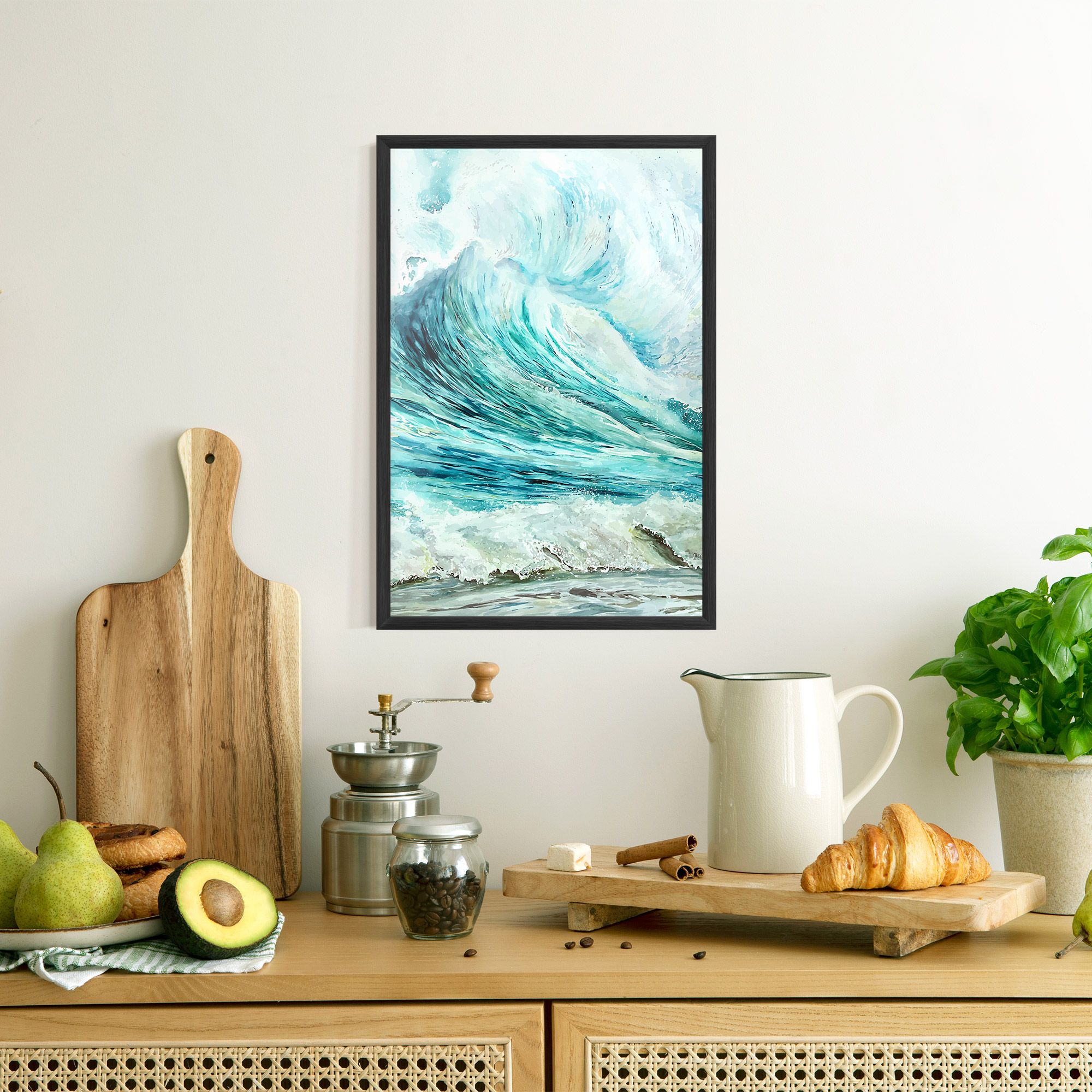 Sea Watercolor mockup 8