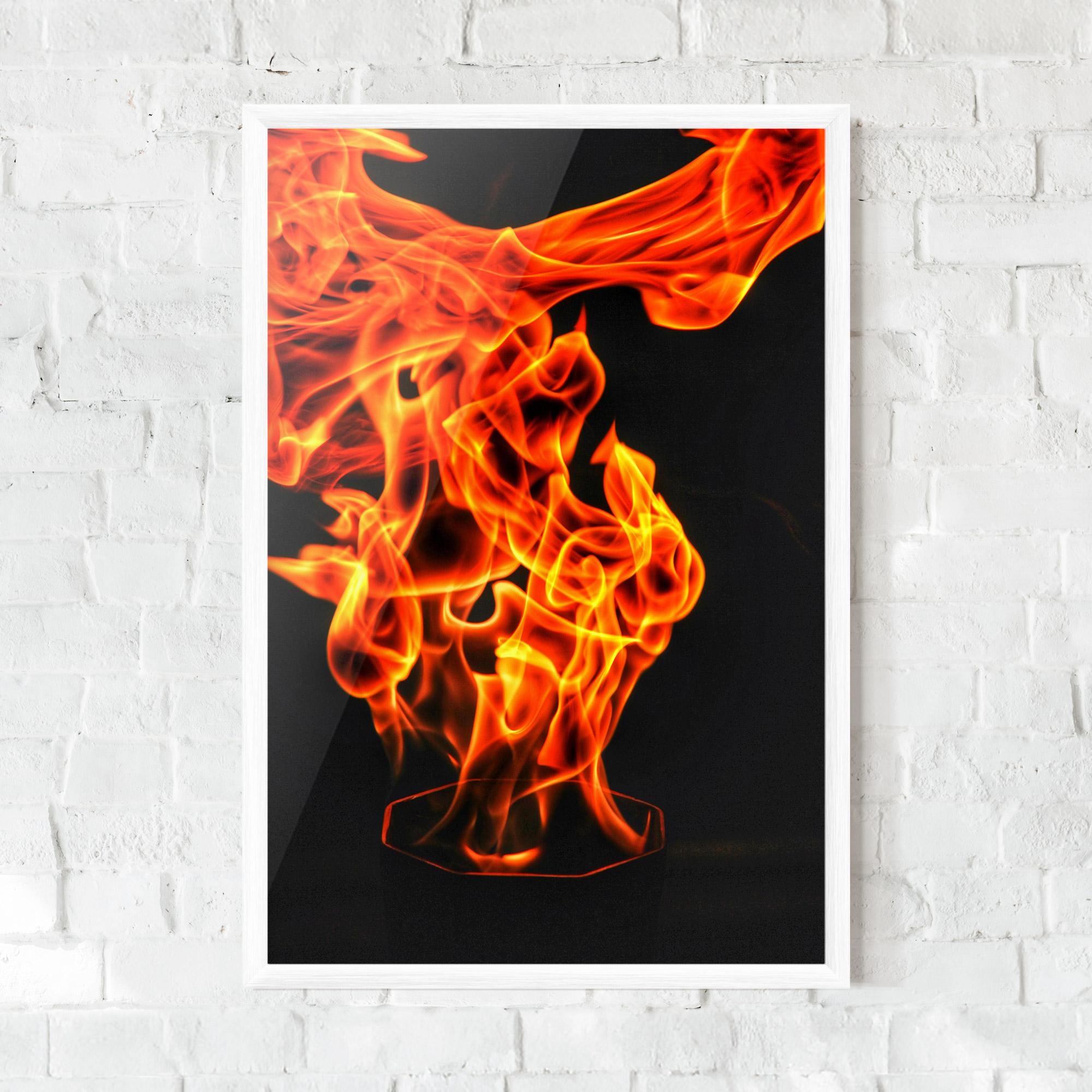 Poster Înrămat Phoenix Heat Dance mockup 0