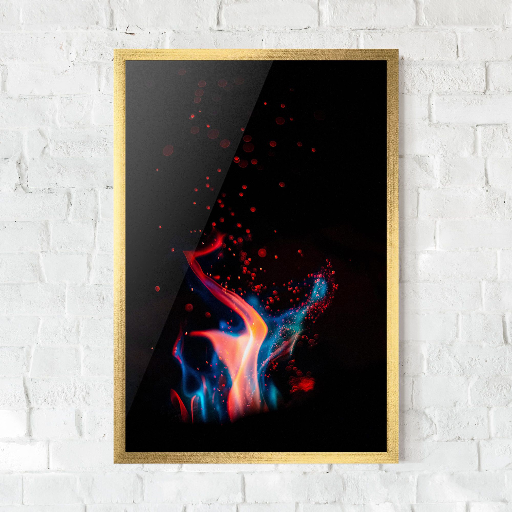 Blue Pink Fire mockup 0