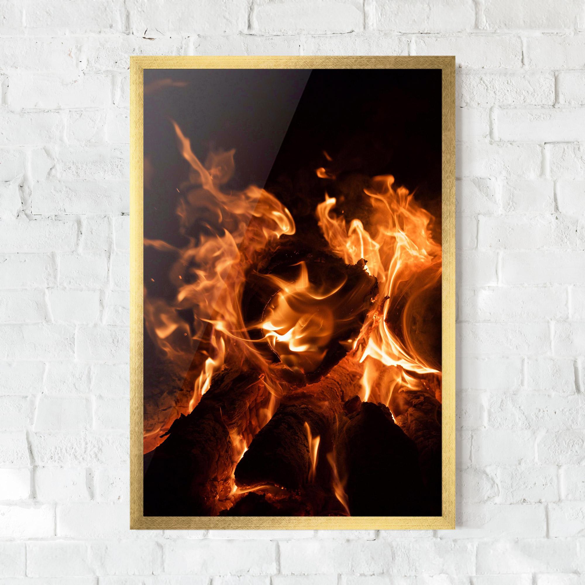 Poster Înrămat Eternal Flame mockup 0