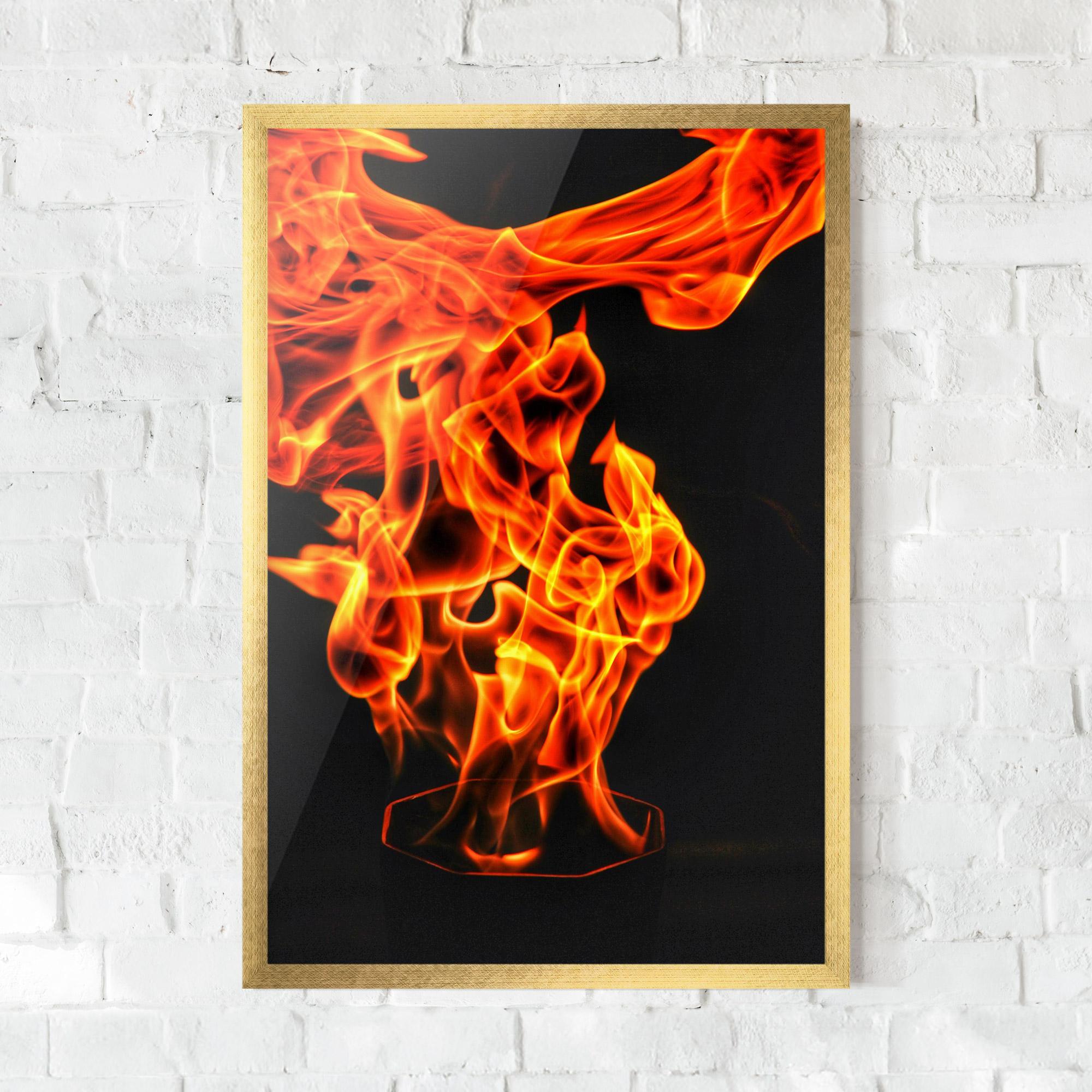 Poster Înrămat Phoenix Heat Dance mockup 0