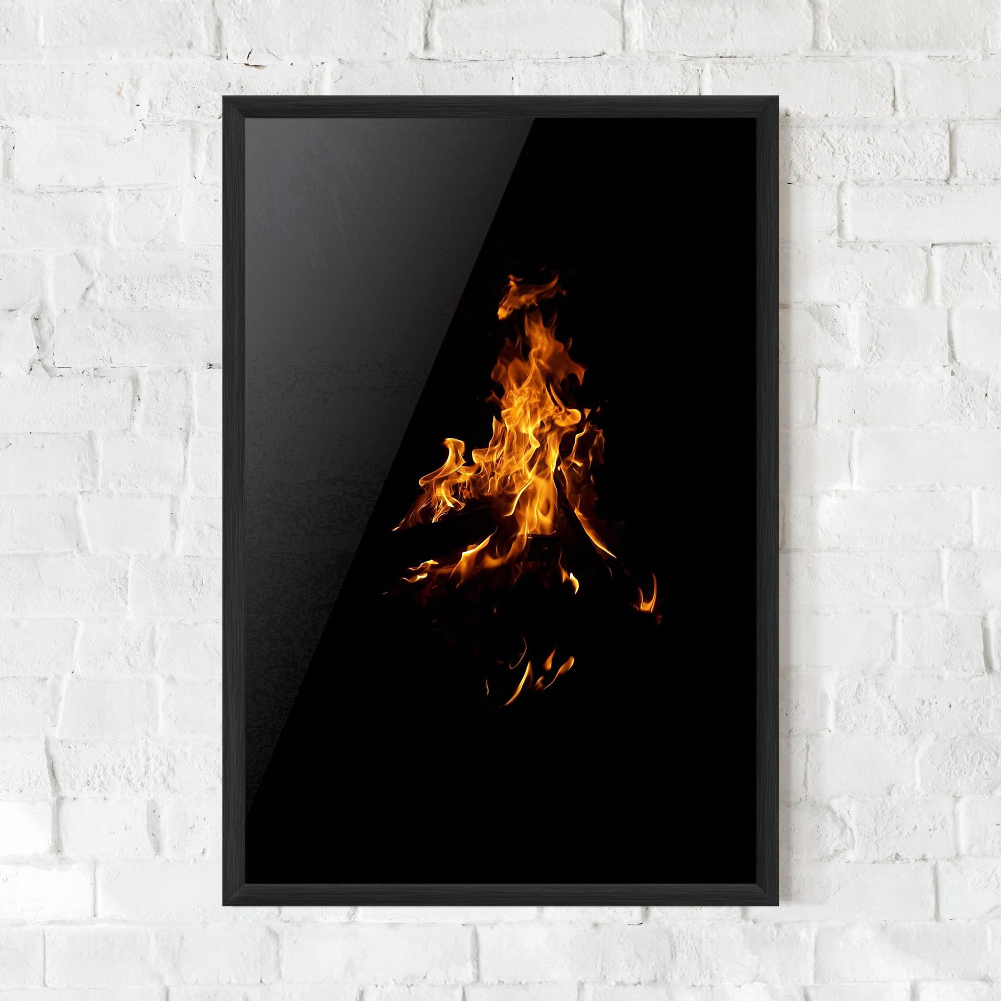 Poster Înrămat Shadow Fire mockup 0