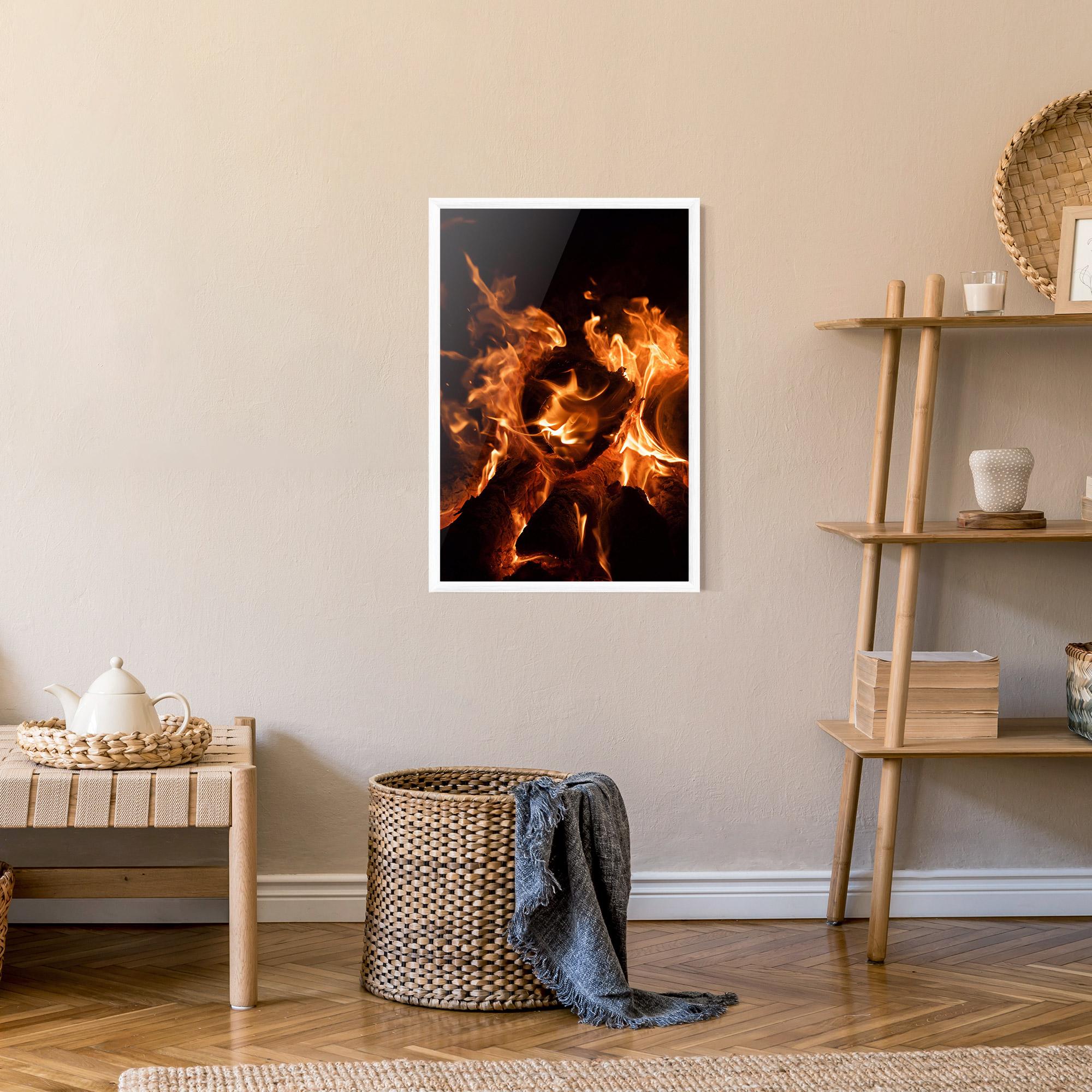 Poster Înrămat Eternal Flame mockup 9