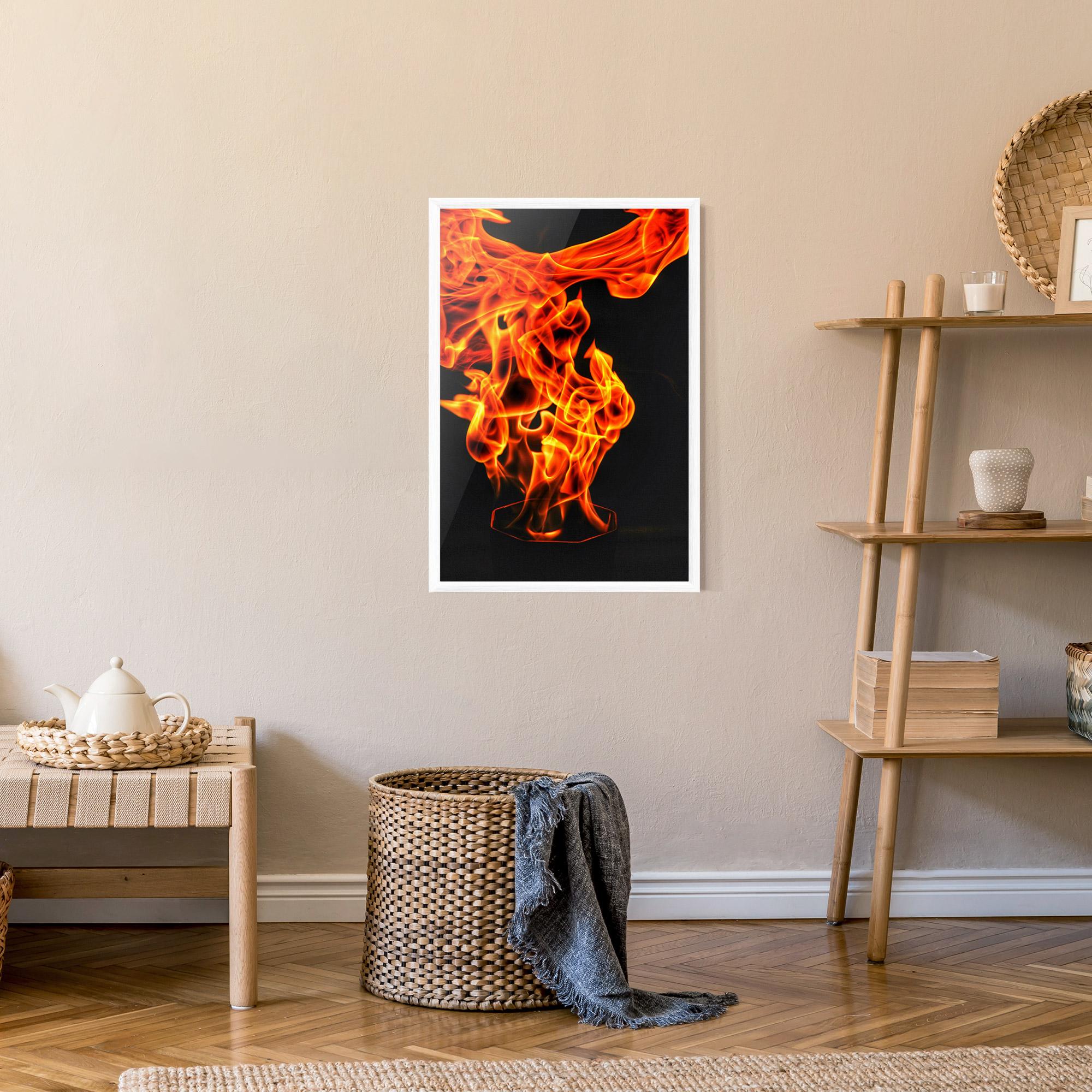 Poster Înrămat Phoenix Heat Dance mockup 9