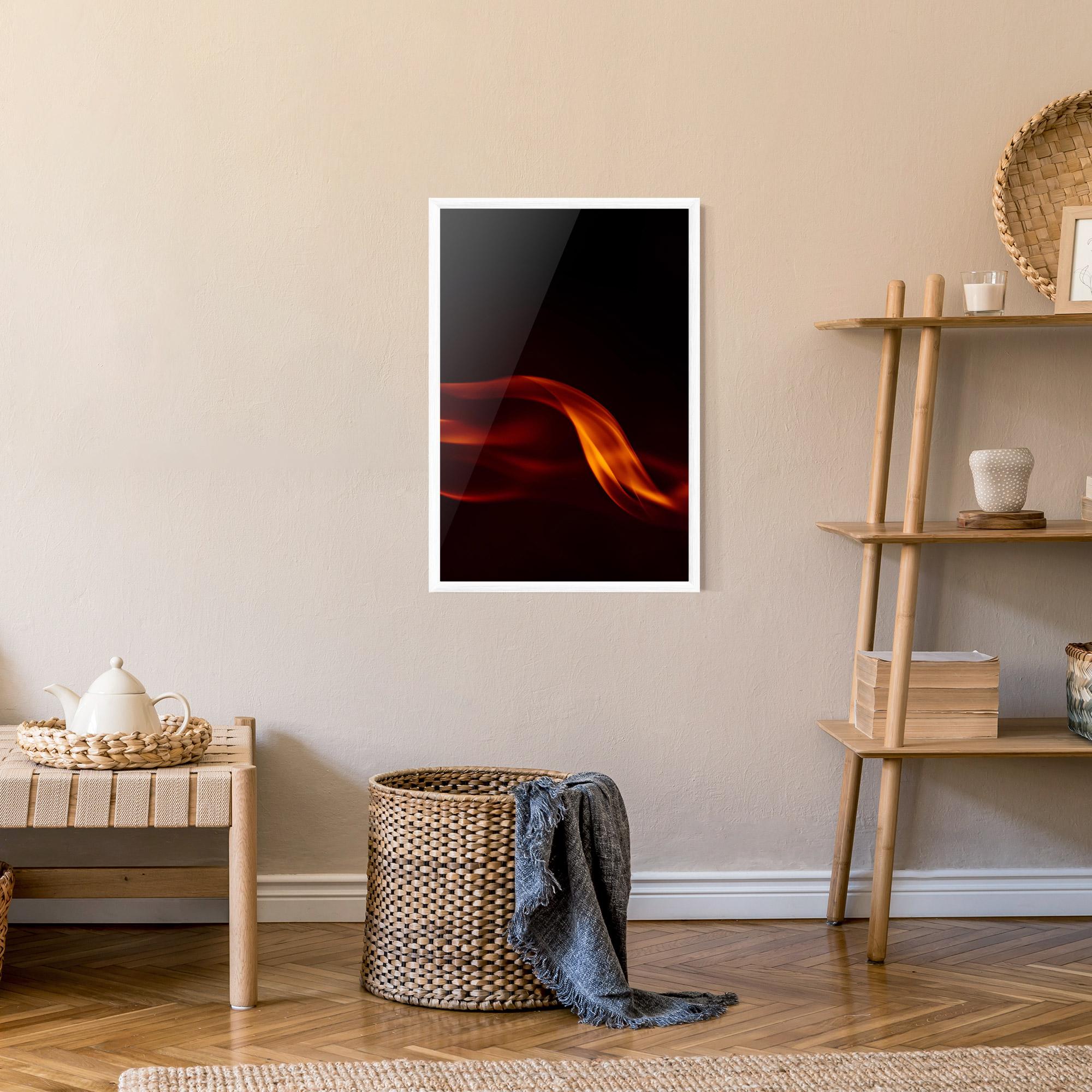 Poster Înrămat Relax Flame mockup 9