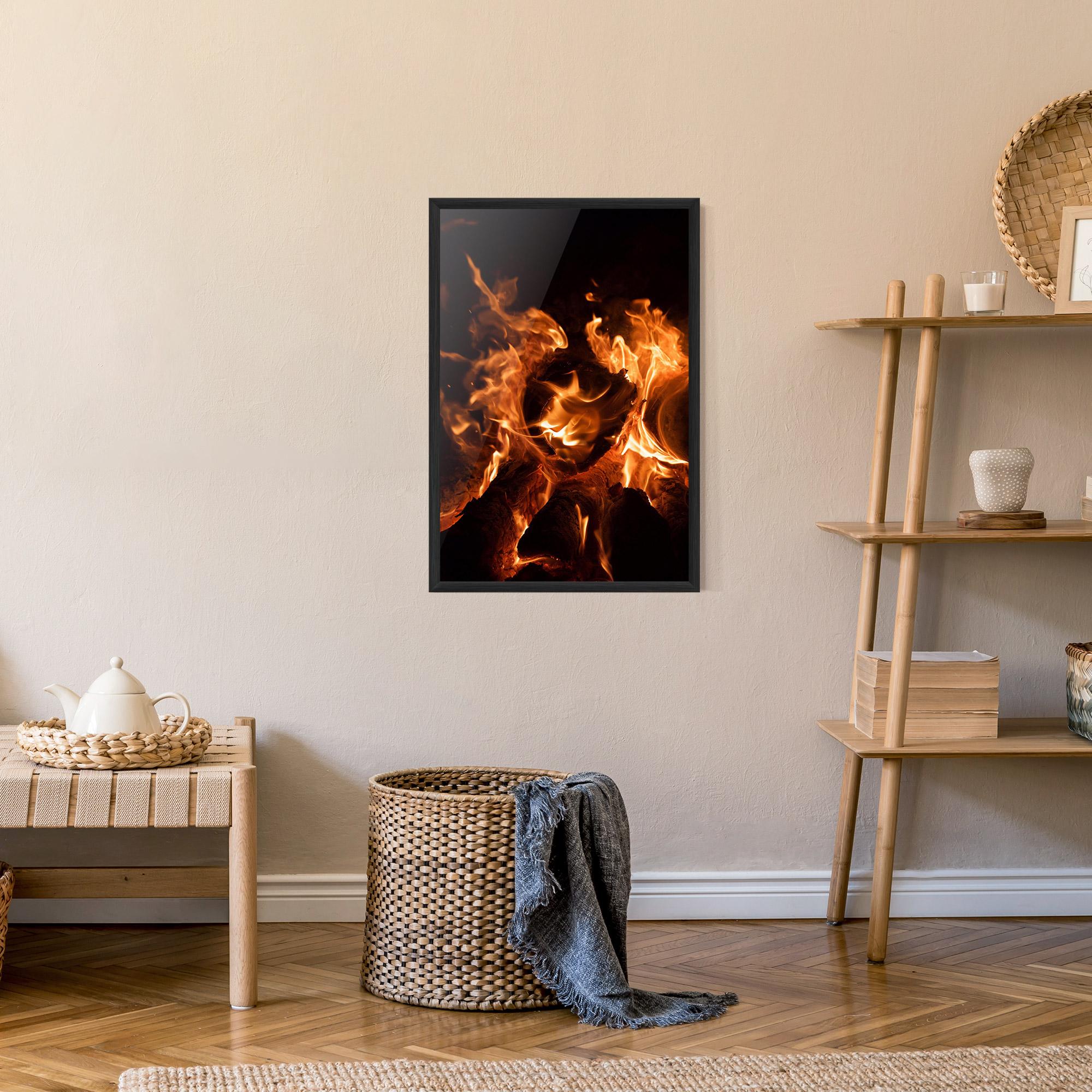 Poster Înrămat Eternal Flame mockup 9