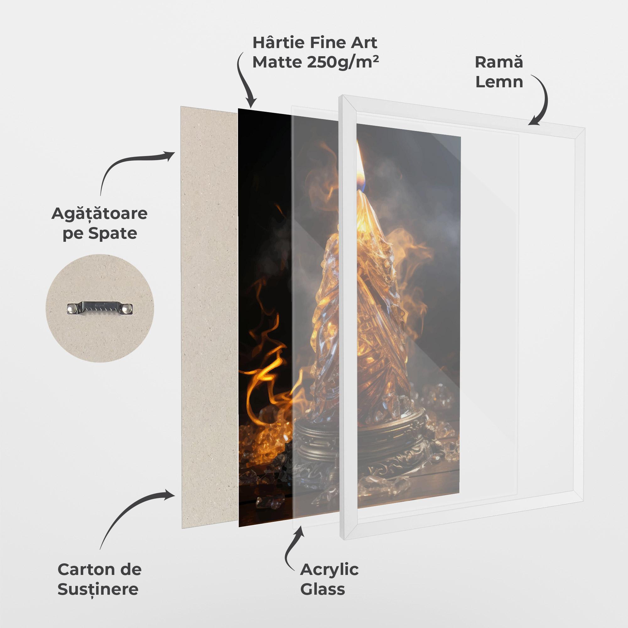 Poster Înrămat Special Candle mockup 1