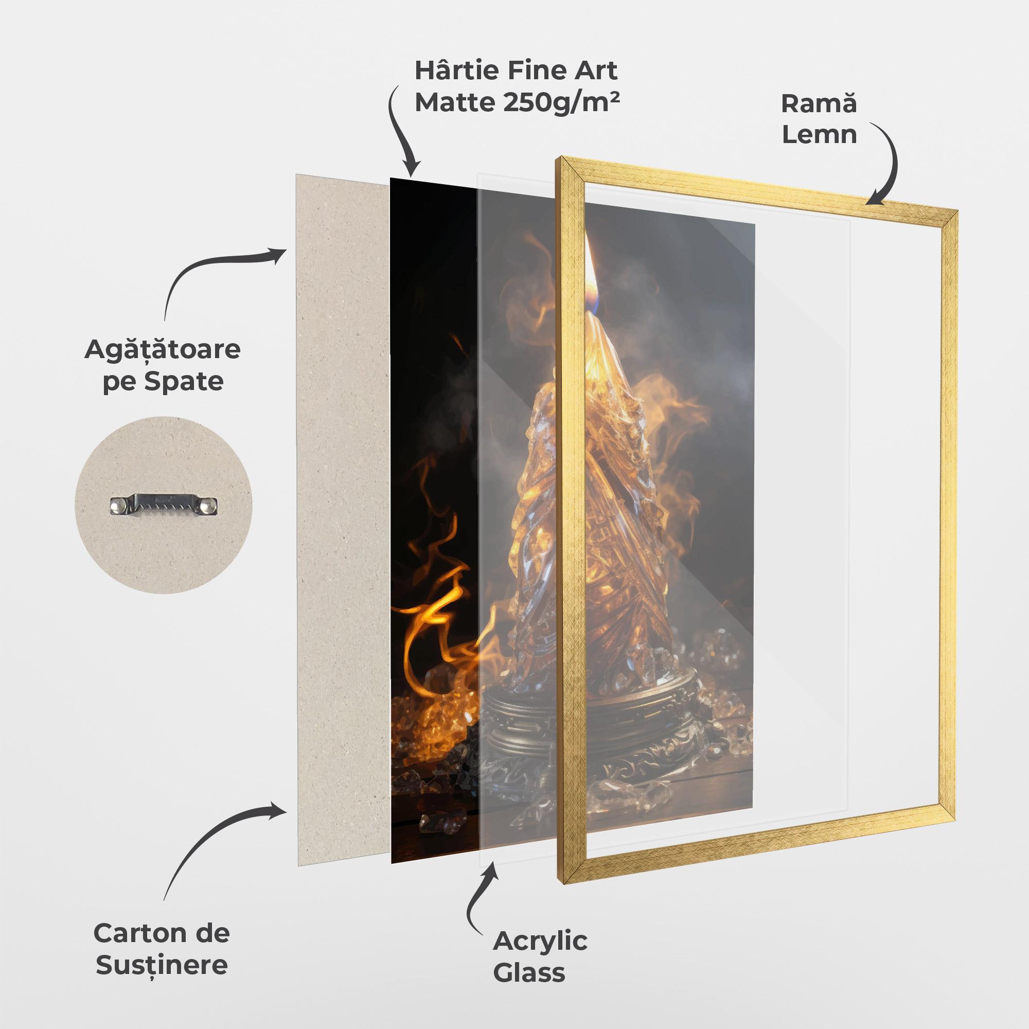 Poster Înrămat Special Candle mockup 1