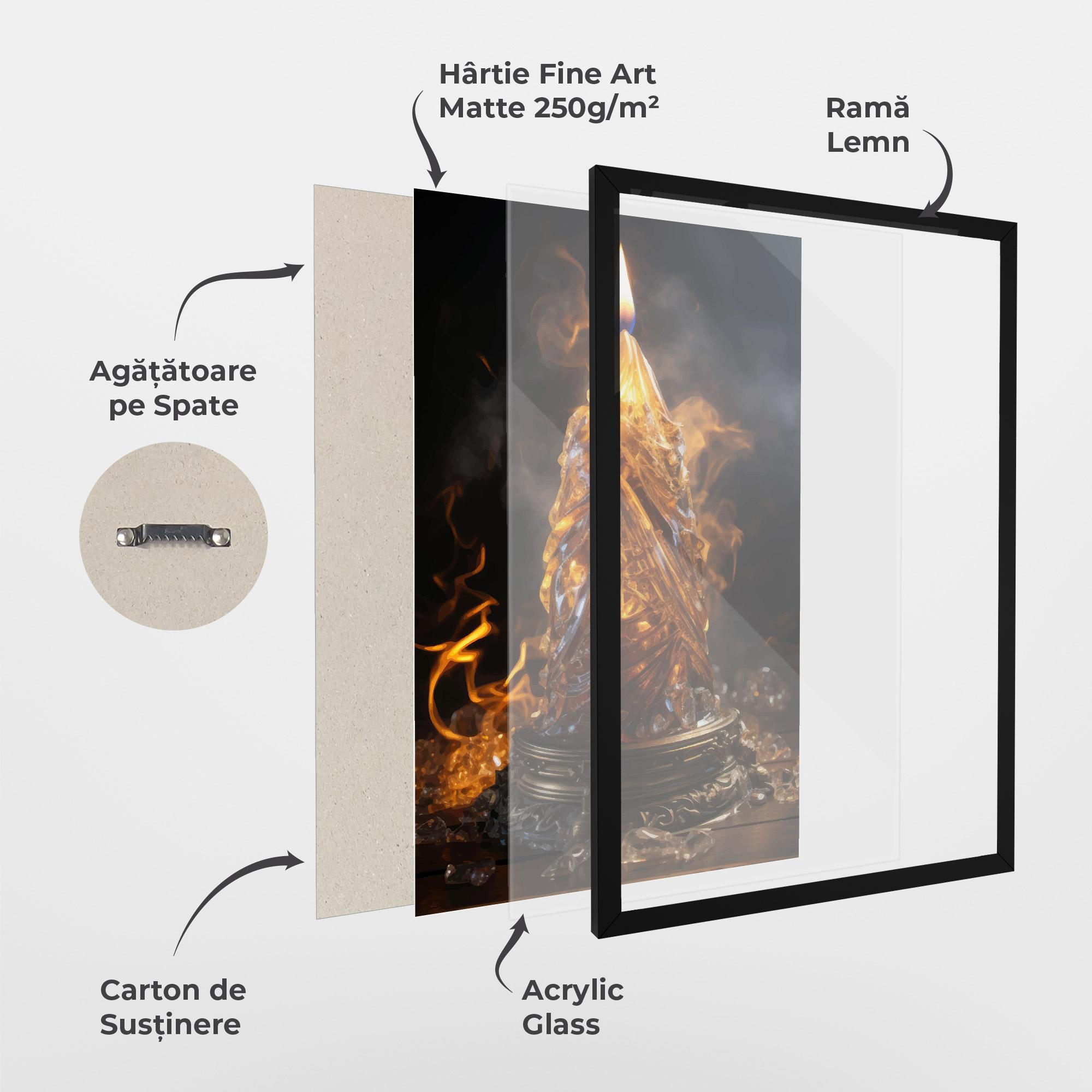 Poster Înrămat Special Candle mockup 1