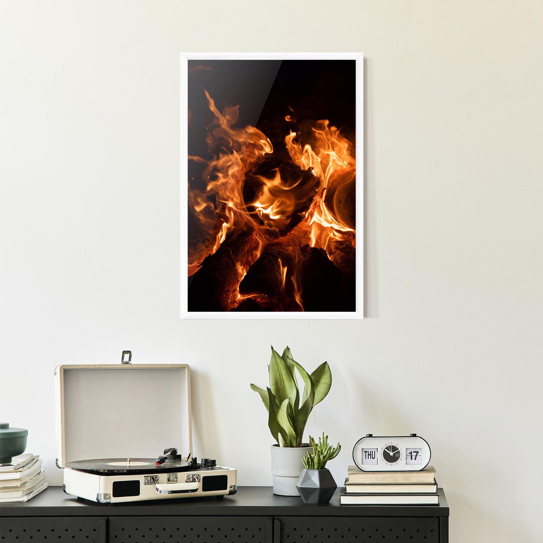 Poster Înrămat Eternal Flame mockup 2